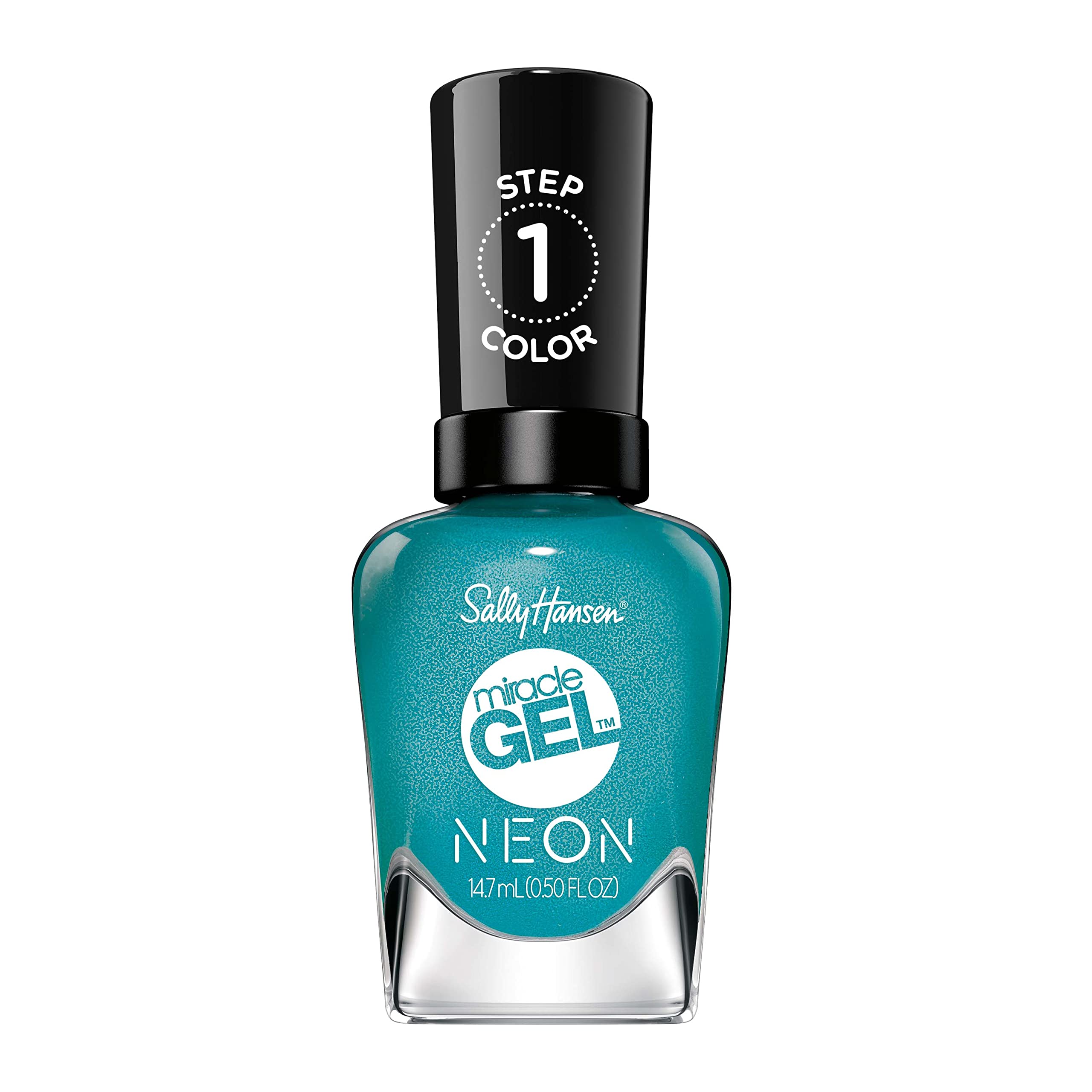 Sally Hansen Miracle Gel Neons Collection Sea-Riously Cool, 0.5 Fl Oz