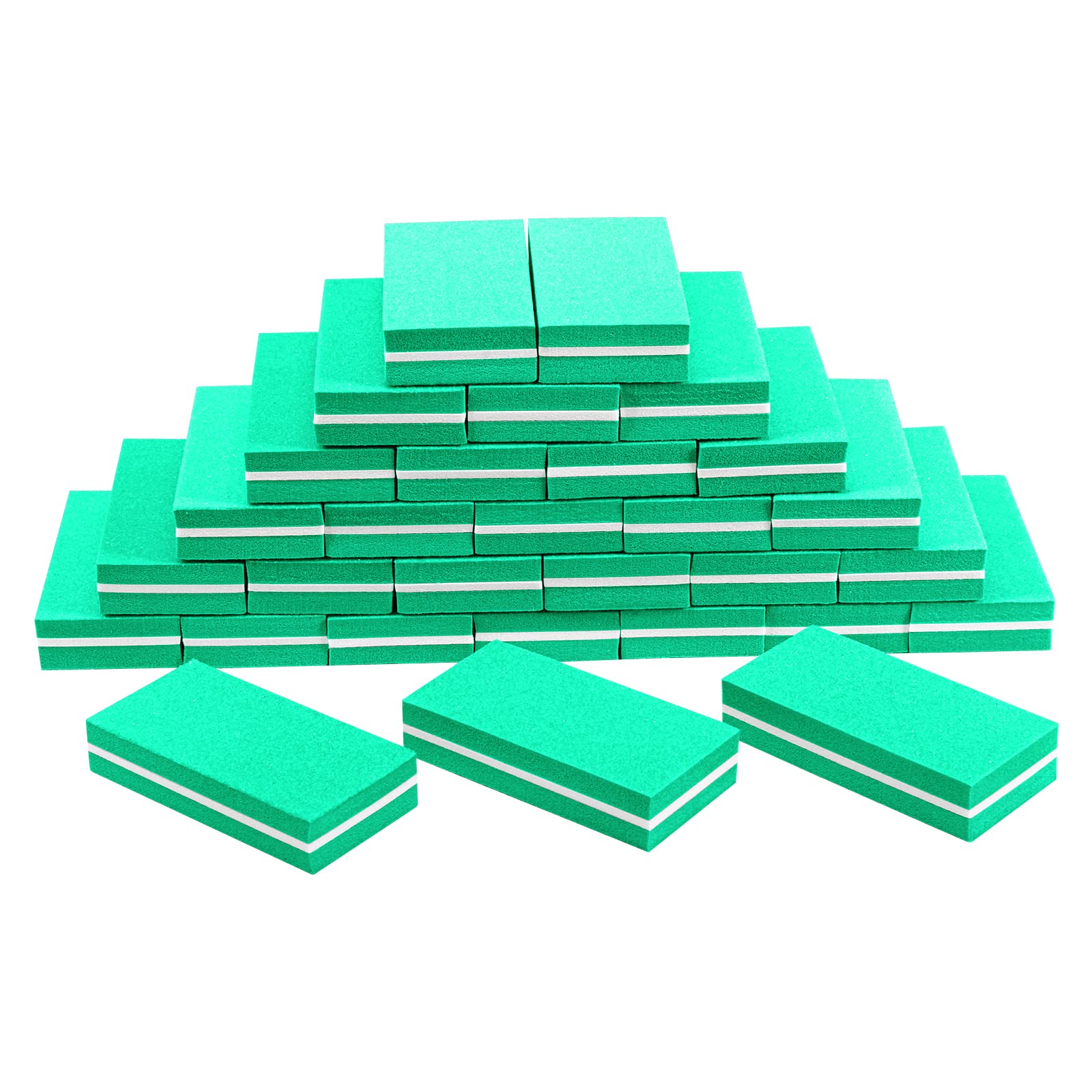 Diesisa Buffer Block Nail File, 100/180 Grit Sponge Nail Buffers for Acrylic Nails, Mini Buffing Block Double Sided for Manicure