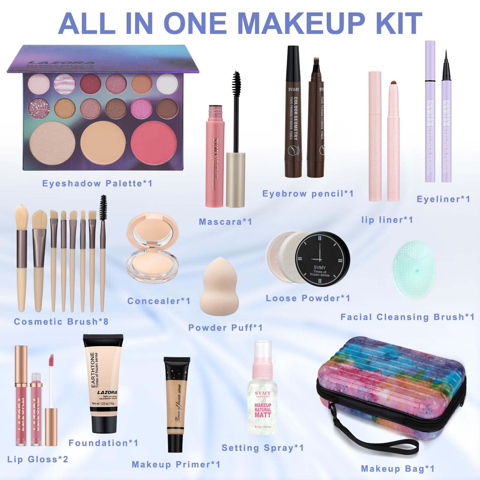 Makeup Set Makeup Kit for Teens Girl Makeup Kits for Teenagers Make Up Gift Set for Teenager Girls Beginner Makeup Sets for Girl