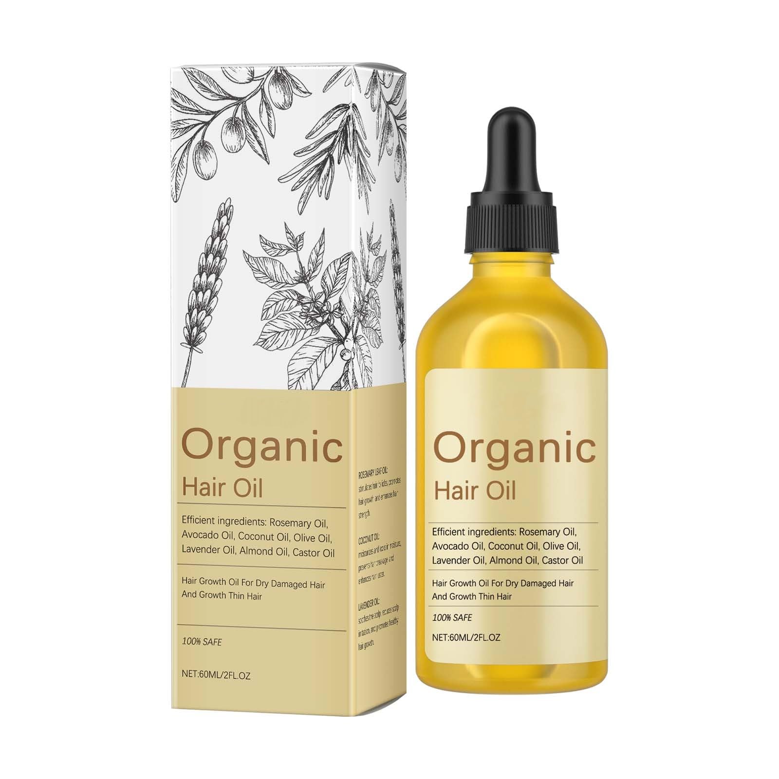 Herbs Wealth Organic Hair Oil for Scalp Nourishment & HealthierLooking Hair, Lightweight Moisturizing Hair & Scalp Treatment, 