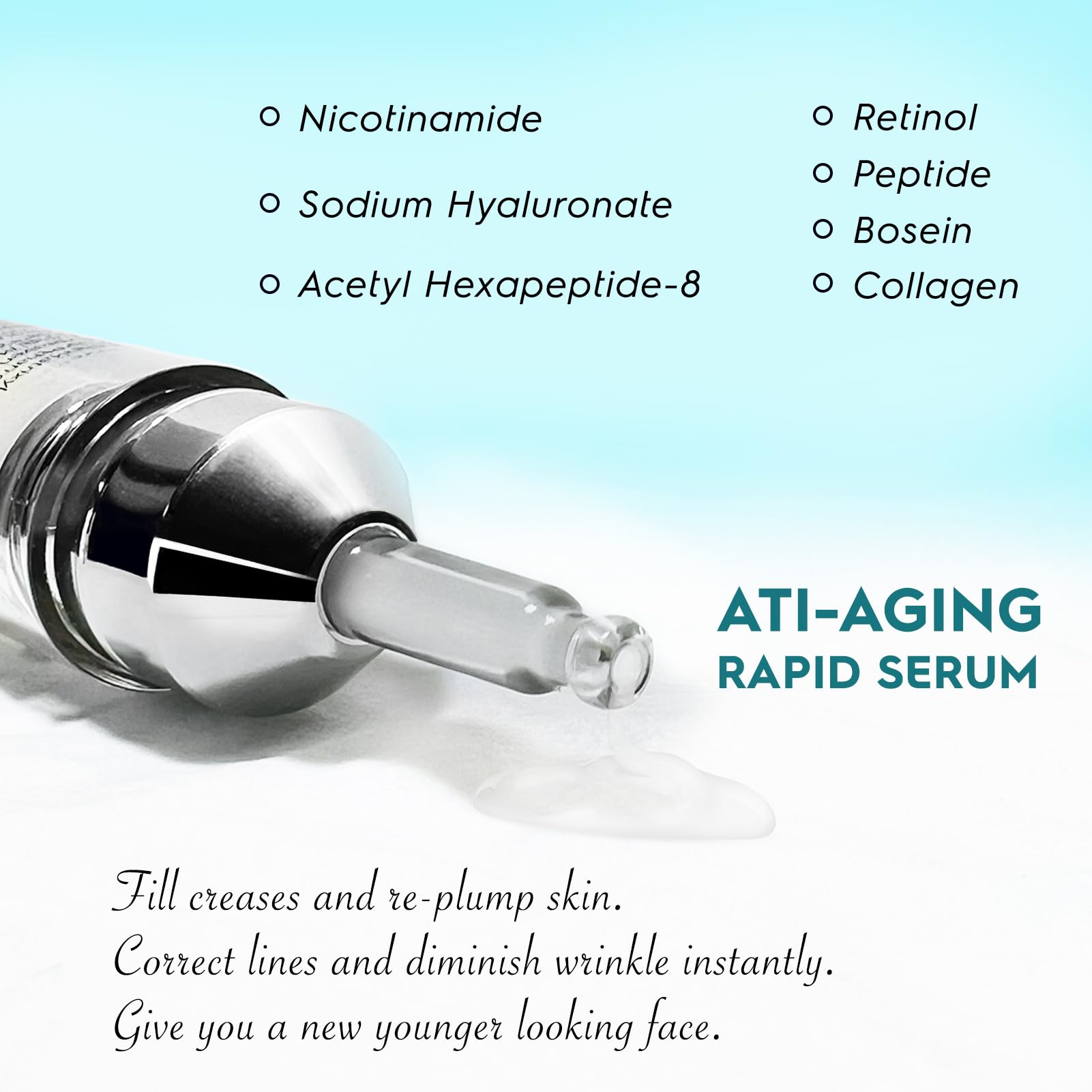 Wrinkle Cream For Face, Anti Aging Serum, Skin Tightening Cream For Face, Instant Face Lift Cream, Instant Wrinkle Remover For F