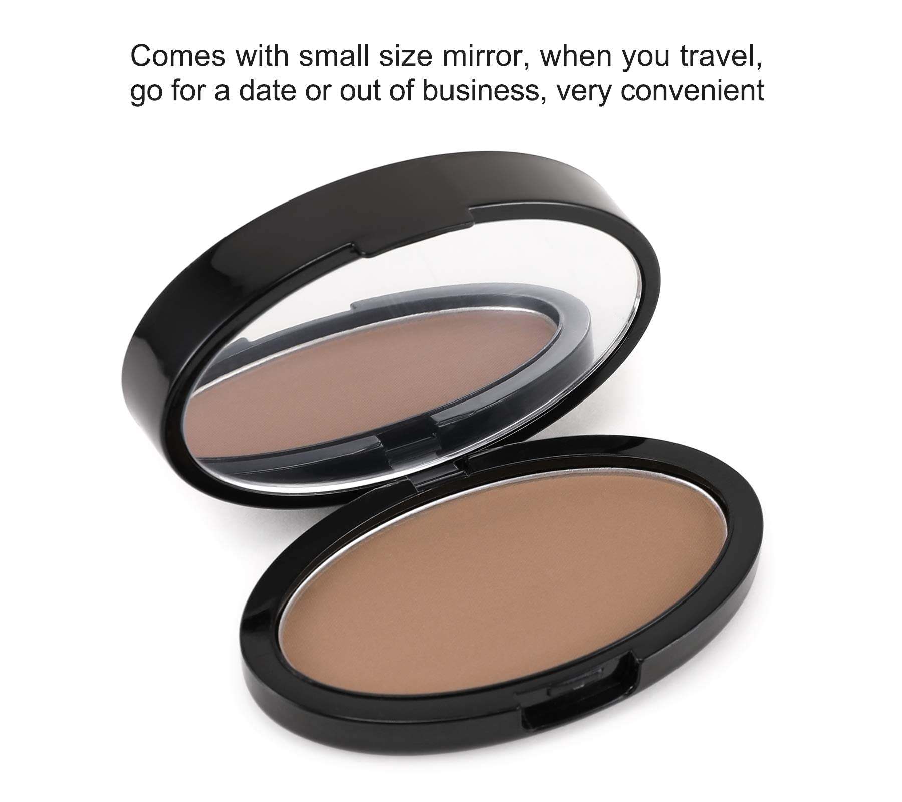 Boobeen Eyebrow Seal Stamp Powder - Waterproof 3 Seconds Eye Make Up Nature Coloring Kit - Creates Natural Looking Brows For Mak