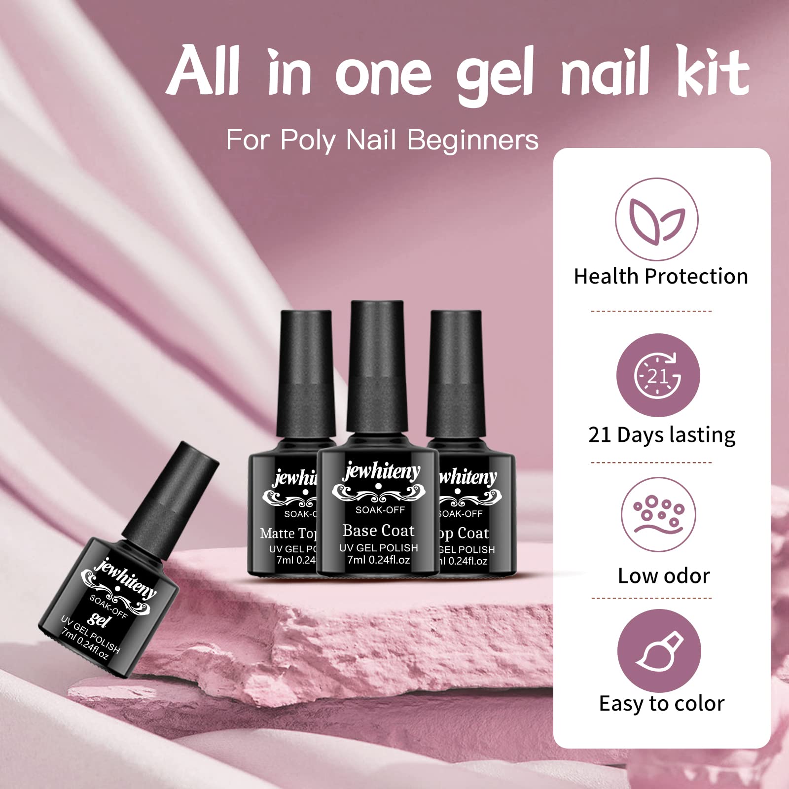 27 Colors Gel Nail Polish Kit With U V Light, 120W U V Led Nail Dryer Lamp Curing Gel Nail Polish Set Popular Gel Nail Polish Se
