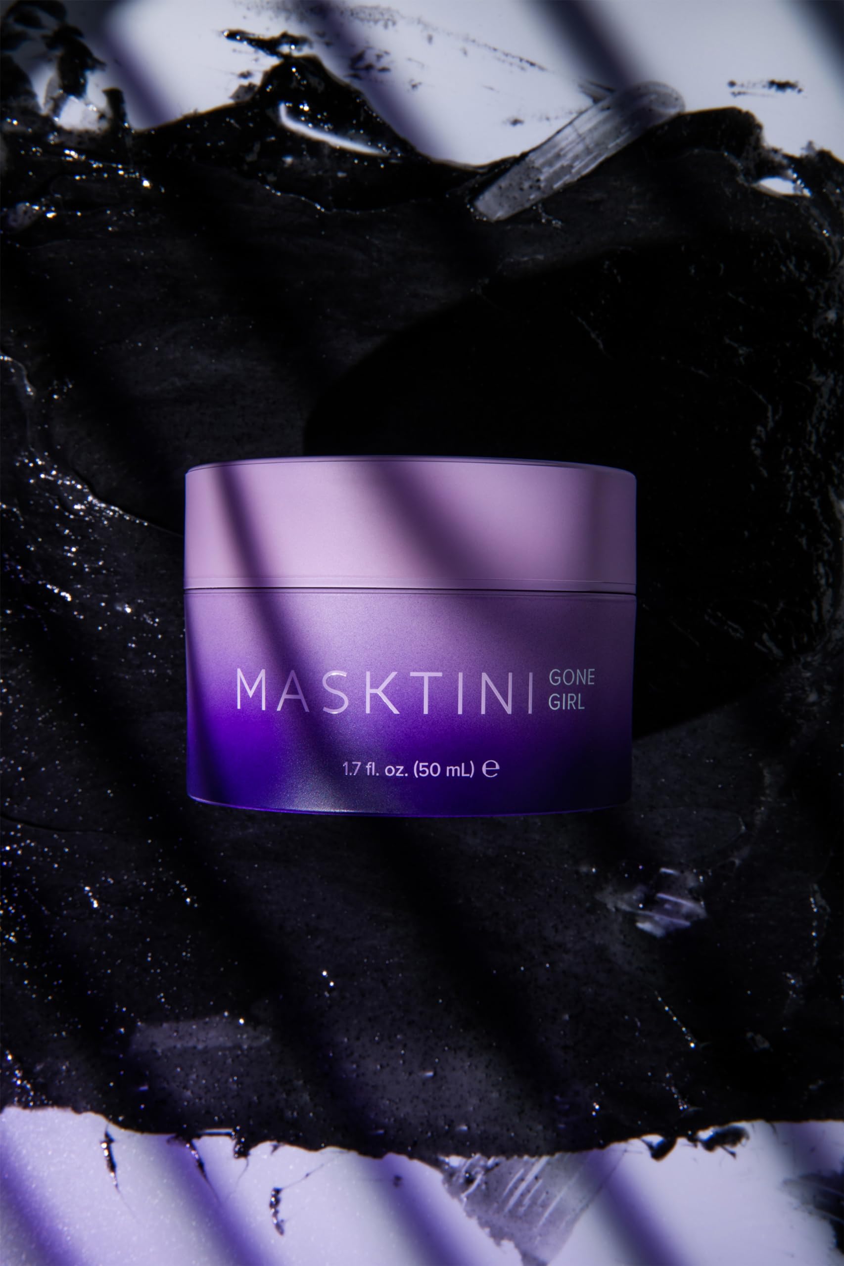 Masktini Gone Girl Tahitian Detox Mask, 1.7 Oz - Anti-Aging Facial Masks - Black Head Remover - Removes Impurities - Cleanses Po