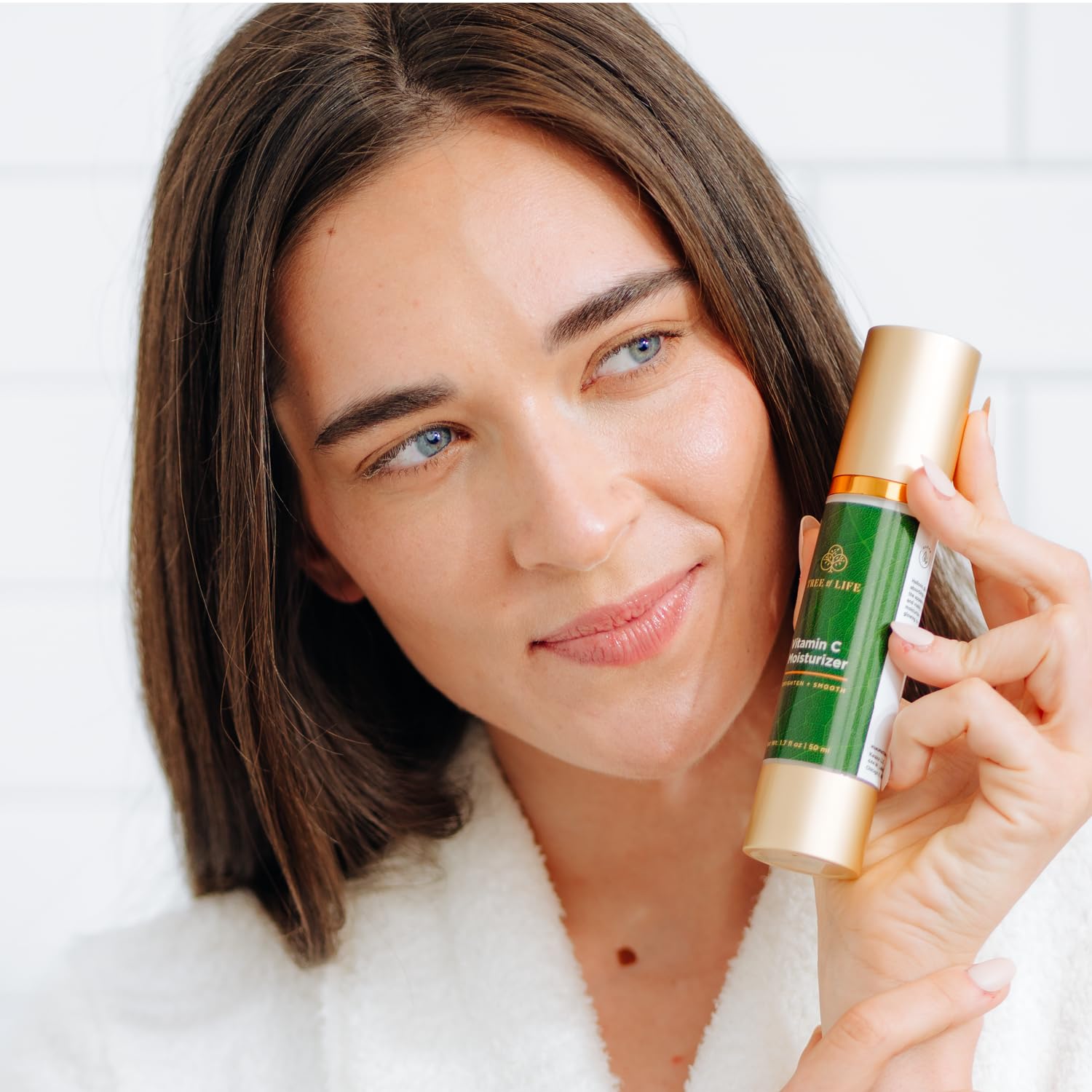 Tree Of Life Moisturizer, Vitamin C Face Cream - Hydrating & Brightening Lotion, Reduces Dark Spots - Dermatologist-Tested For D