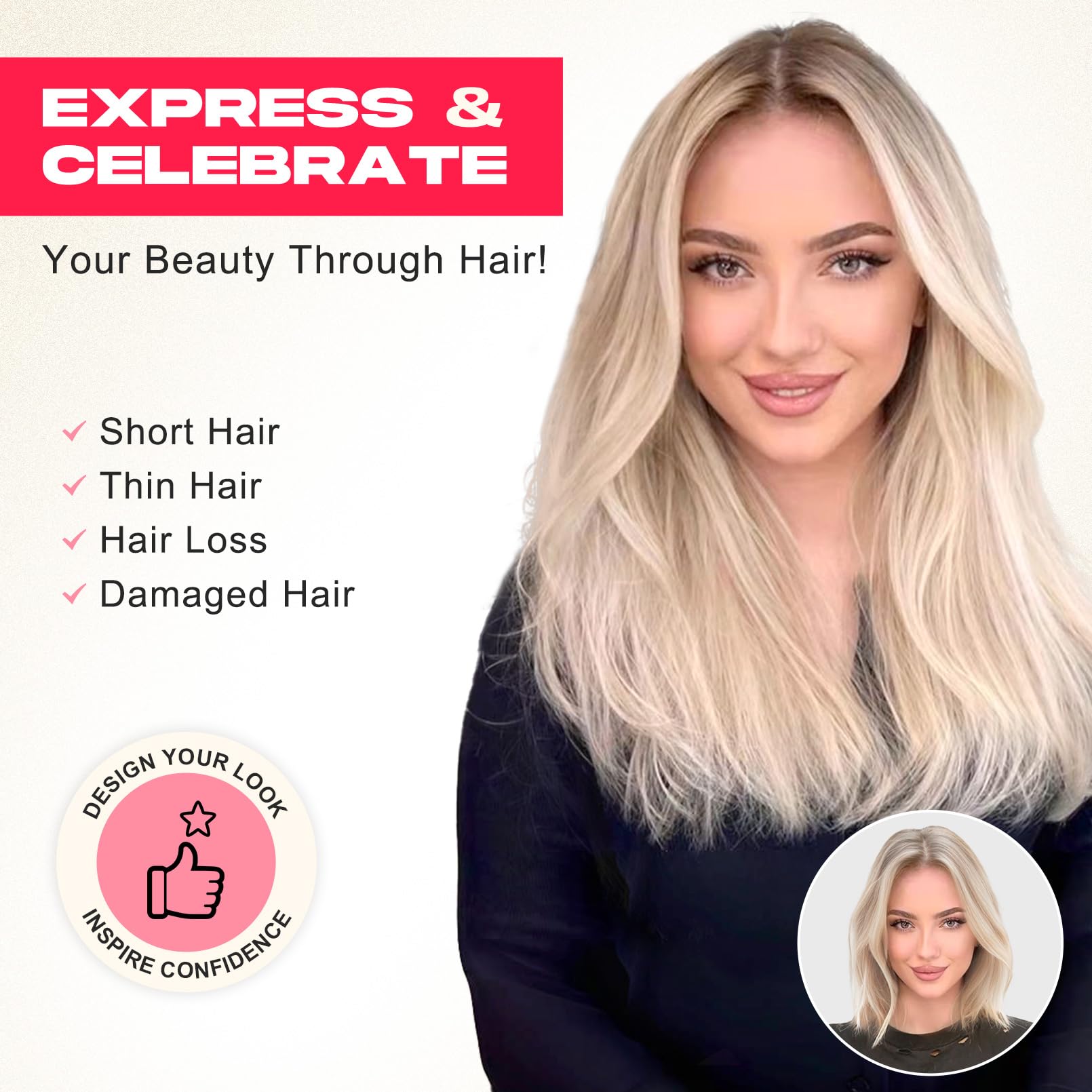 Ntynty Hair Extensions, 14'' Short Clip In Hair Extensions 4Pcs Straight Brown Hair Extensions Natural Soft Synthetic Hairpiece