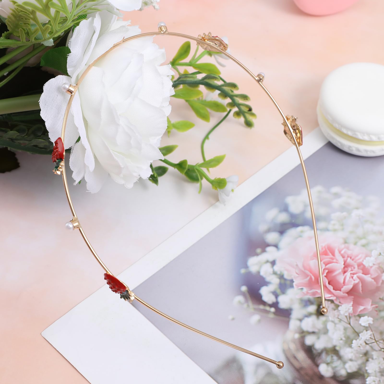 Generic Strawberry Headband Headpiece Hair Accessories Beauty Headbands Hair Hoop For Women Girls