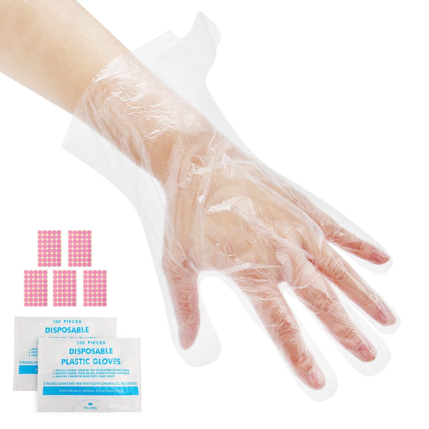 Segbeauty 200Pcs Paraffin Wax Gloves, Paraffin Bath Liners For Hand, Plastic Thermal Mitten Bags Mitt Liner Covers For Paraffin