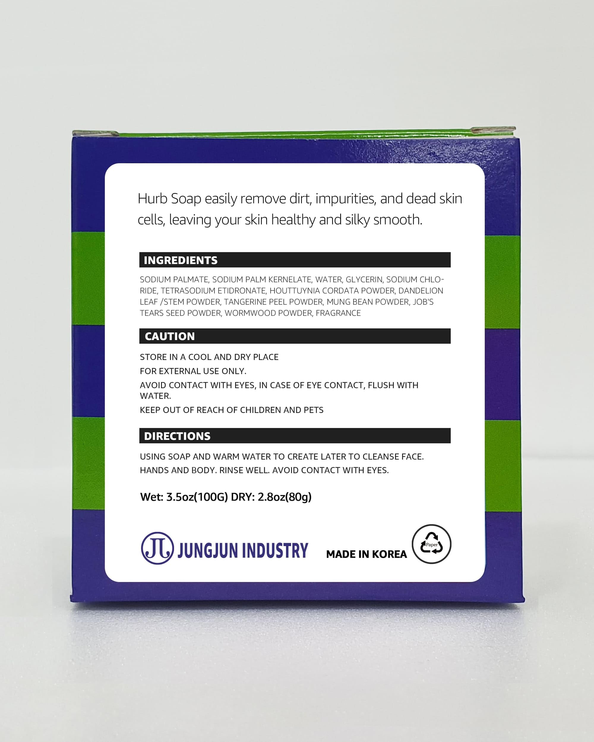 Magic Korean Body Scrub Exfoliating Medicnal Herbs Ddae Soap By Jungjun Industry ???? ?????? ??? ; Cleanser For Face And Body (3