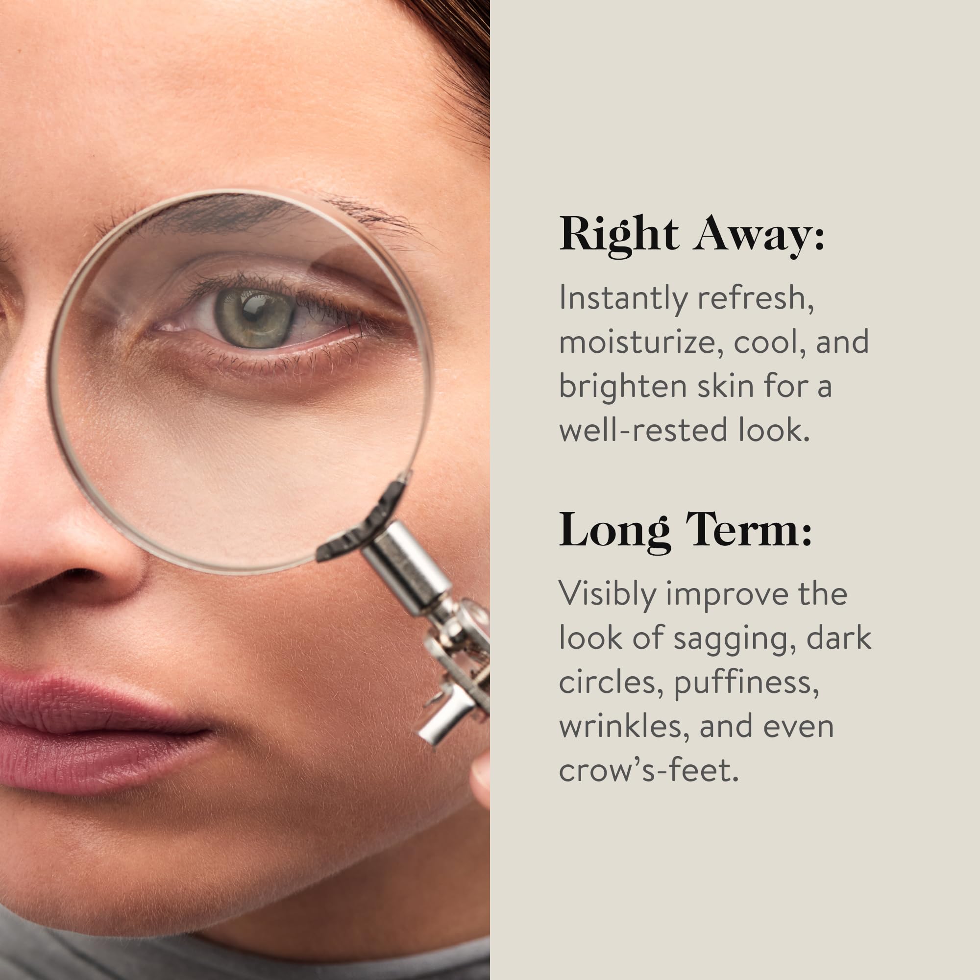 goop Beauty Eye Masks for Puffy Eyes | Under Eye Patches for Dark Circles | VEOCEL Lyocell Masks in Niacinamid Serum | Improves