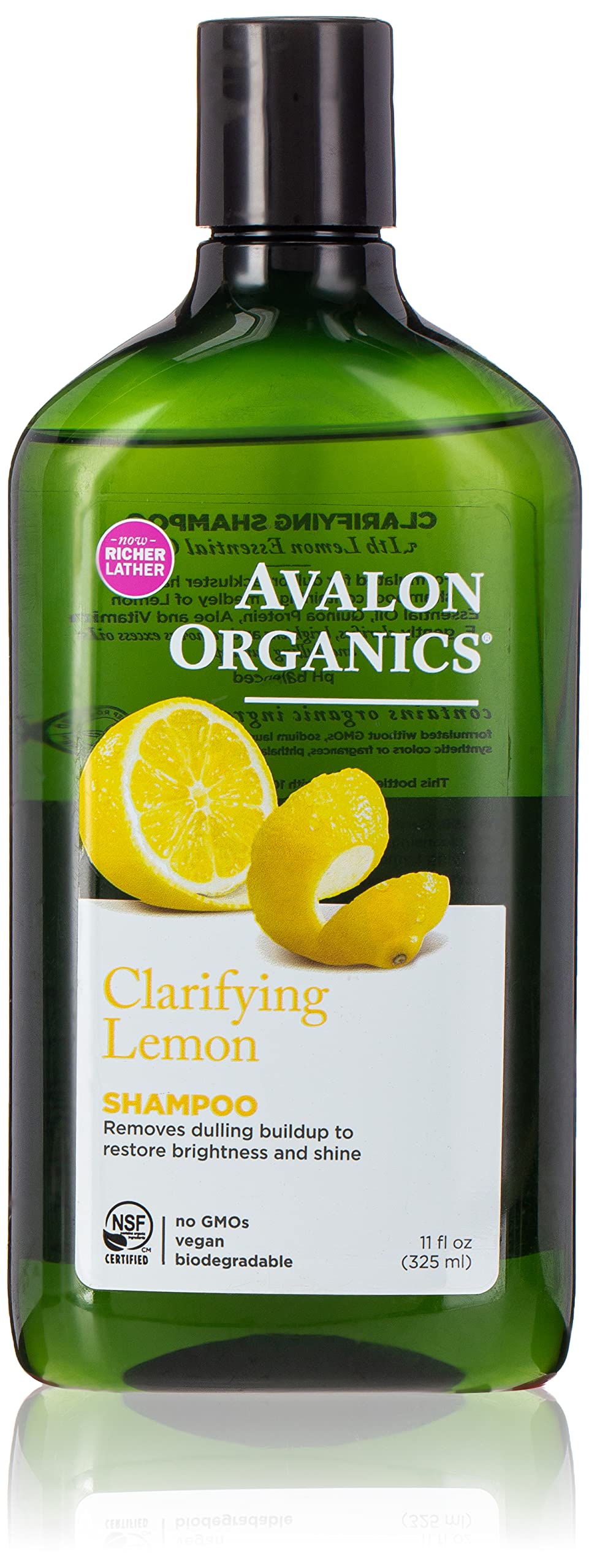 Avalon Organics Clarifying Shampoo, Lemon, 11 Fl Oz
