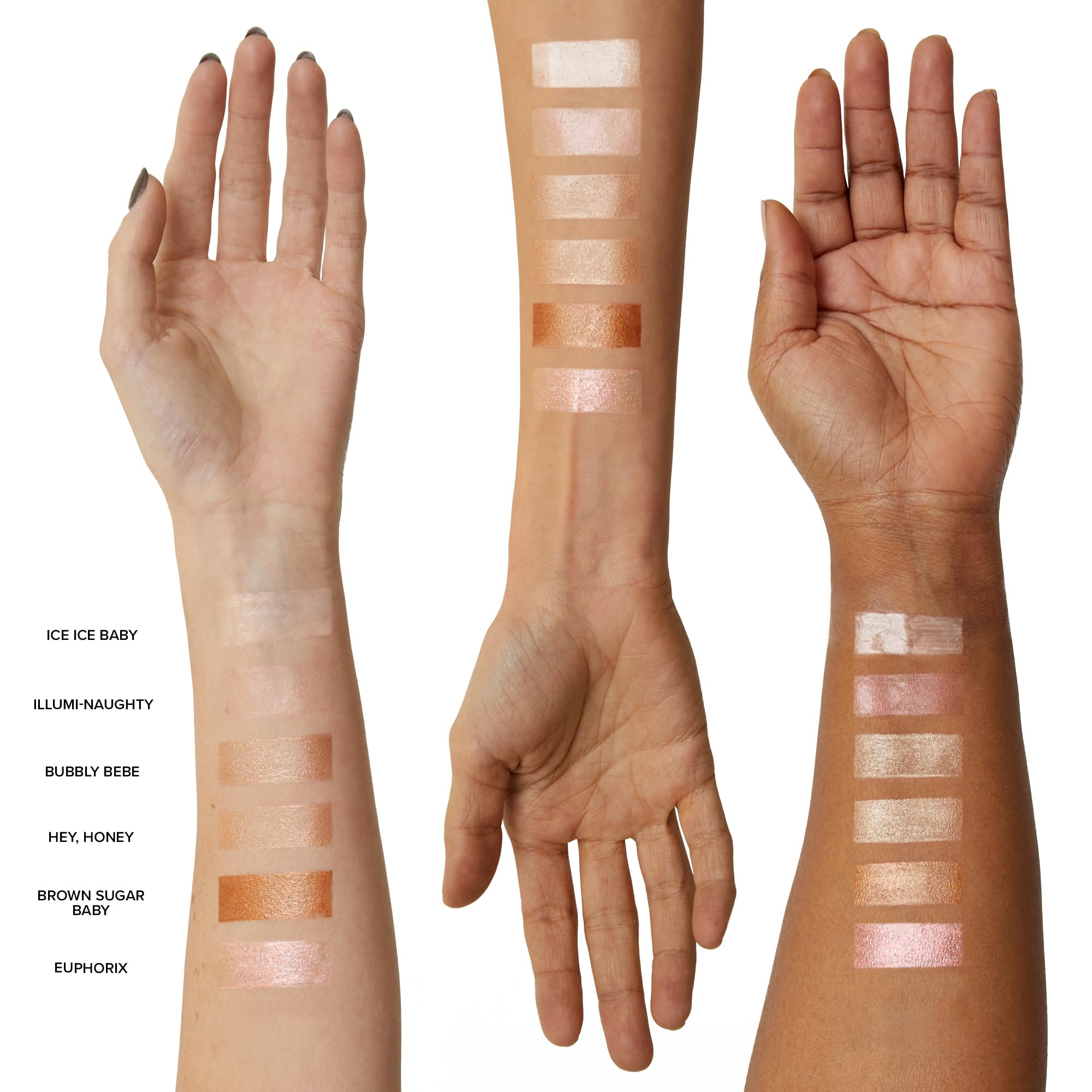 Nudestix Nudies Glow Cream Highlighter Bronze + Glow 3-In-1 All Over Face Colour For Eyes, Cheeks, Lips W/Blending Brush (Ice Ic