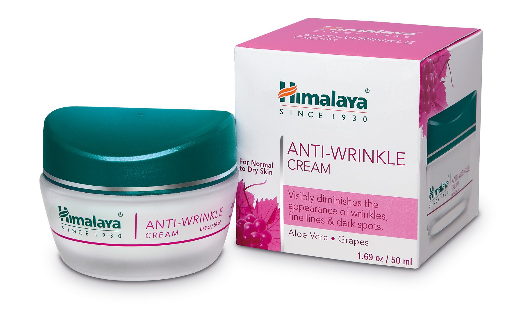 Himalaya Anti-Wrinkle Cream For Reducing Wrinkles, Fine Lines And Dark Spots, Moisturizes And Repairs, 169 Oz (50Ml)