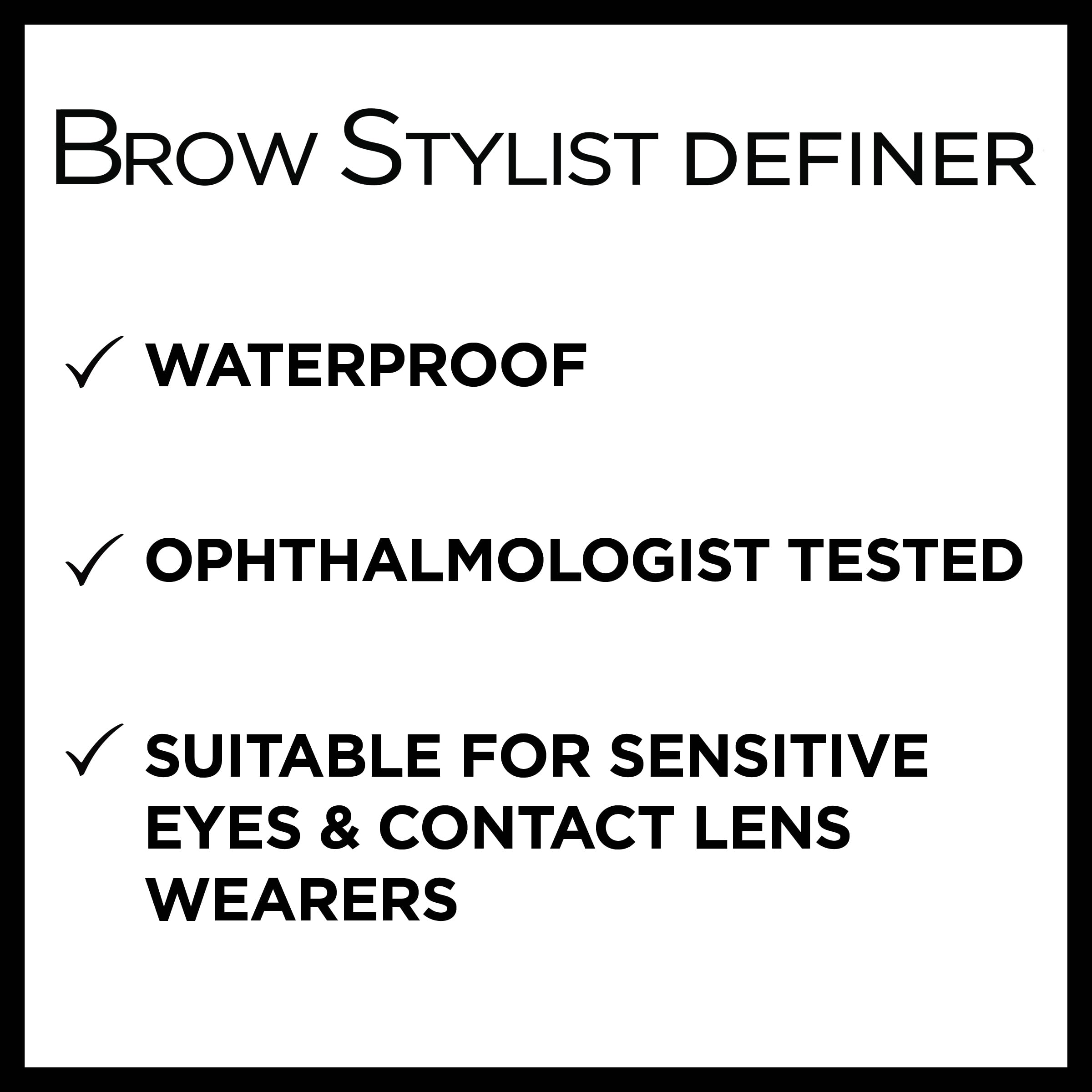 L'Oreal Paris Makeup Brow Definer Waterproof Eyebrow Pencil, Ultra-Fine Mechanical Pencil, Draws Tiny Brow Hairs and Fills in Sp