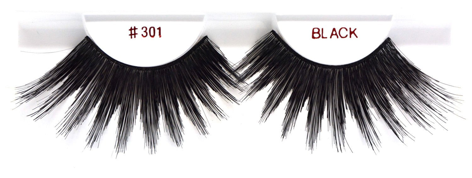 #301, 12 Pairs Ifullash 100% Human Hair Eyelashes