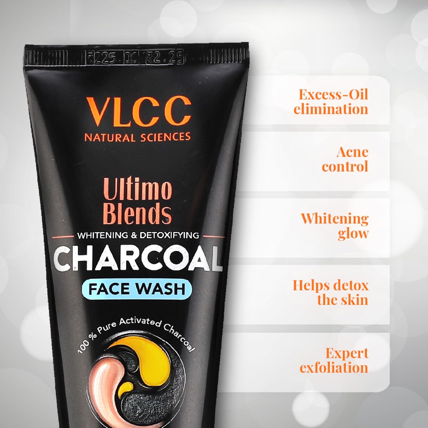 VLCC Ultimo Blends Charcoal Face Wash, 100 ml