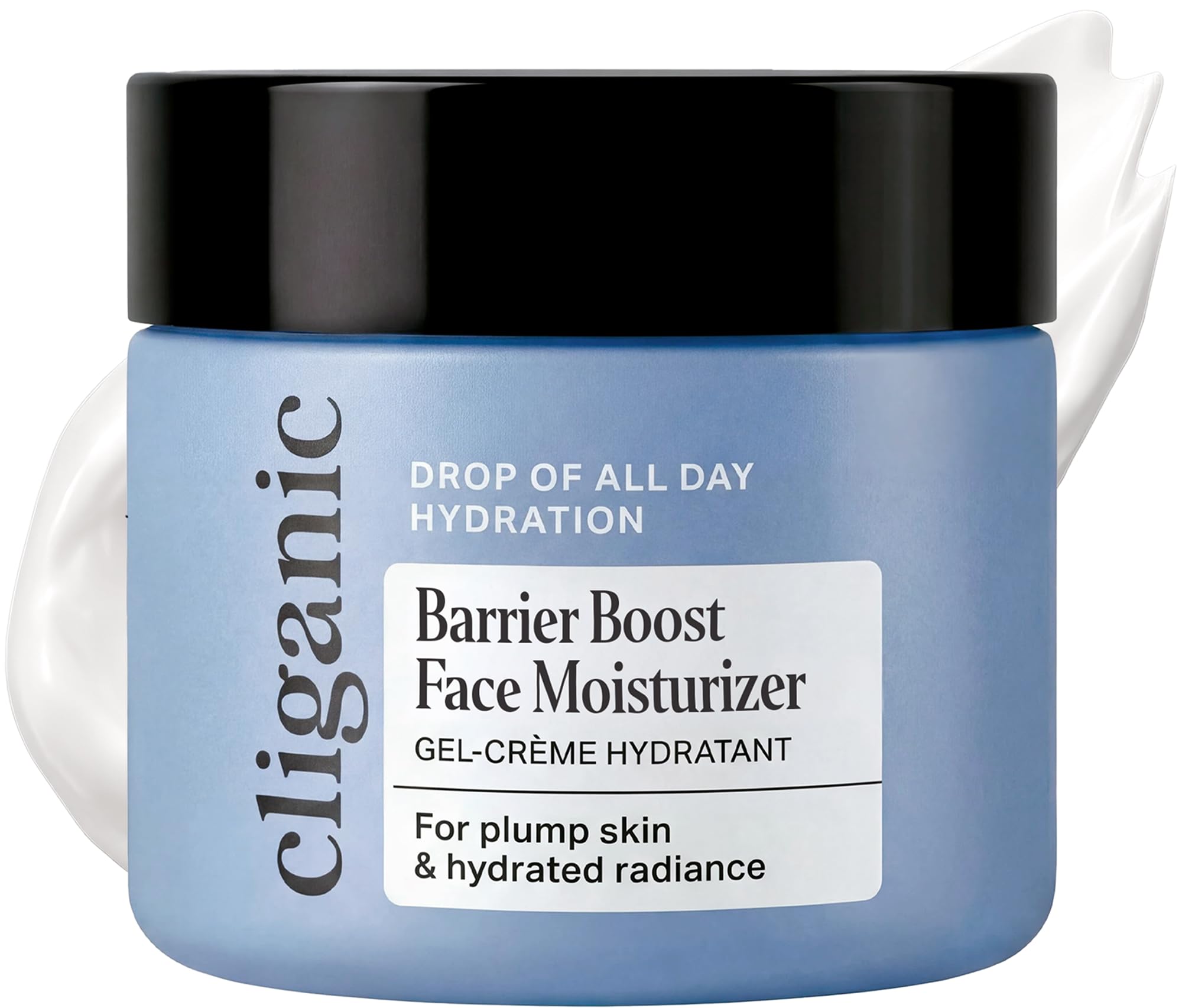 Cliganic Barrier Boost Moisture Face Cream with Triple Botanical Complex Jojoba, Rosehip & Argan Oils, Face Moisturizer, AllDa