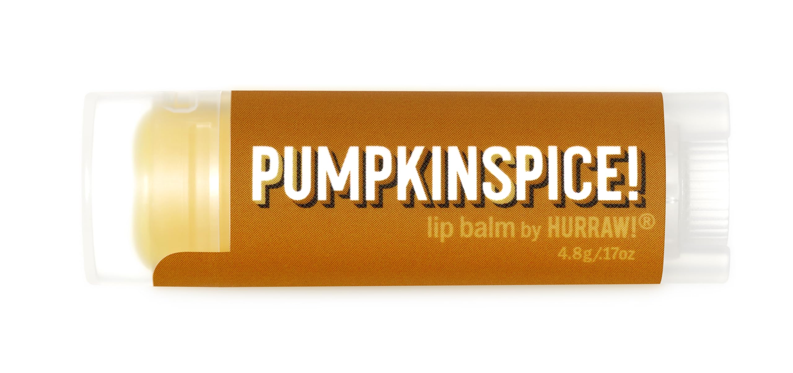 Hurraw! Pumpkin Spice Lip Balm: Organic, Certified Vegan, Cruelty And Gluten Free. Non-Gmo, 100% Natural Ingredients. Bee, Shea,