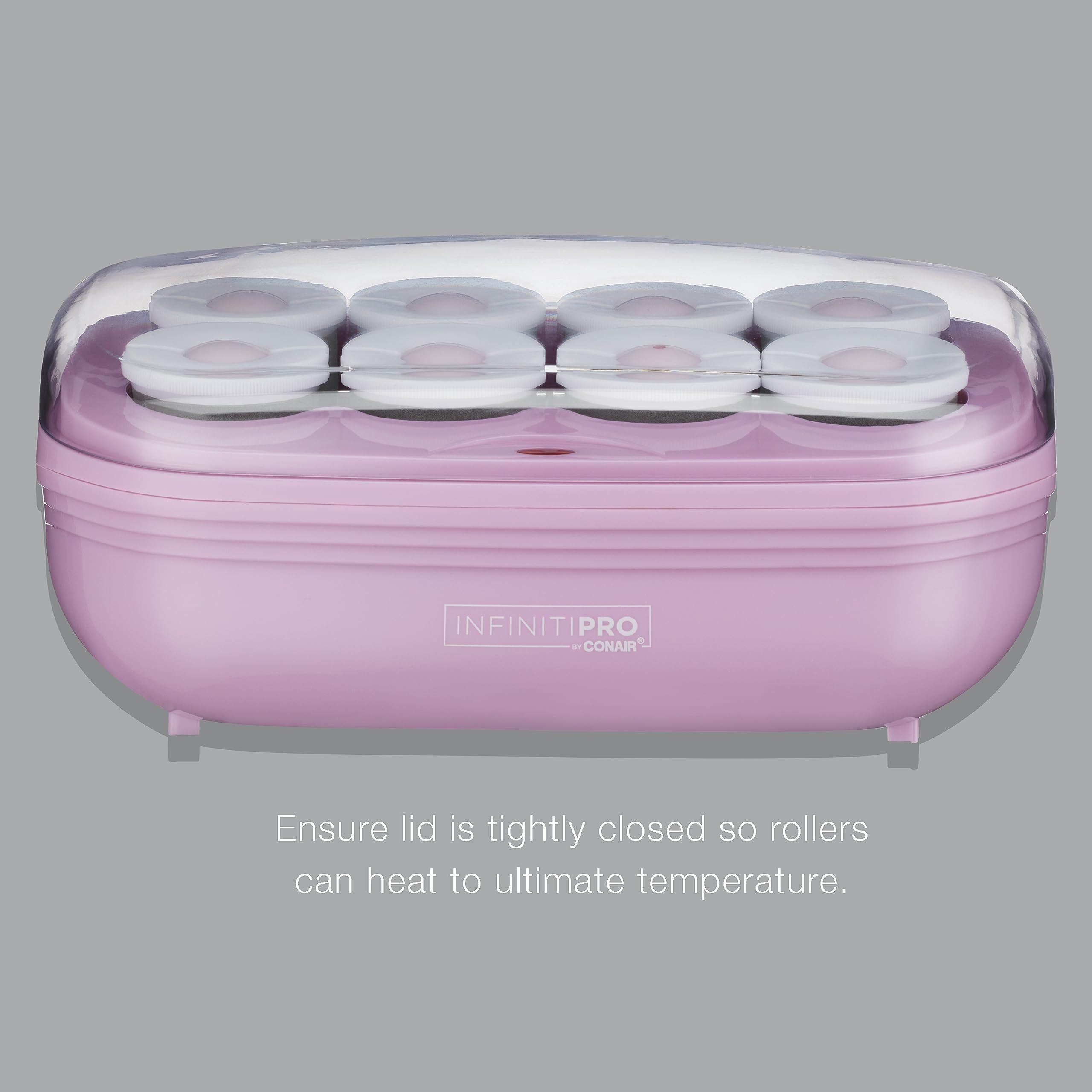 Conair Ceramic Hot Rollers For Long, Medium, And All Hair - Hair Curler - Hair Roller Clips Included - 2 Inch Rollers