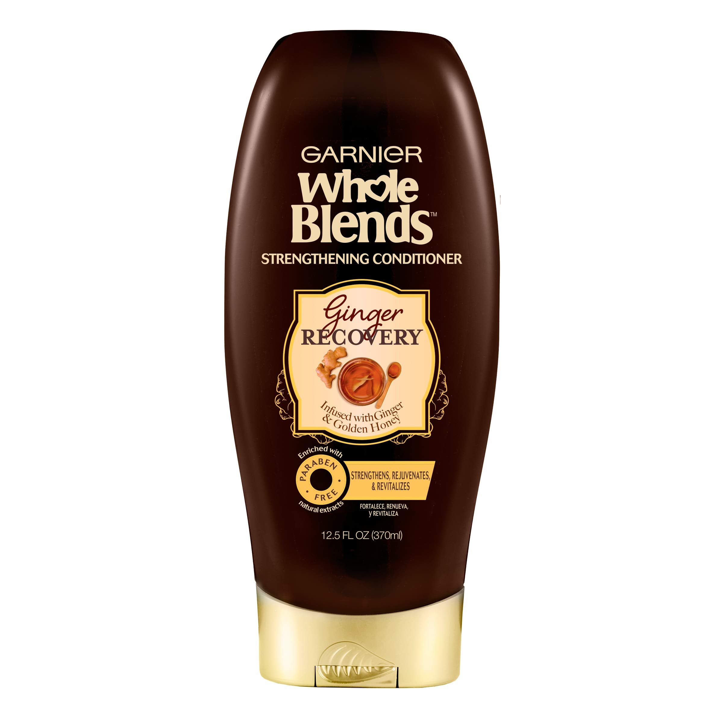 Garnier Hair Care Whole Blends Strengthening Ginger Recovery Conditioner, 12.5 Fl Oz