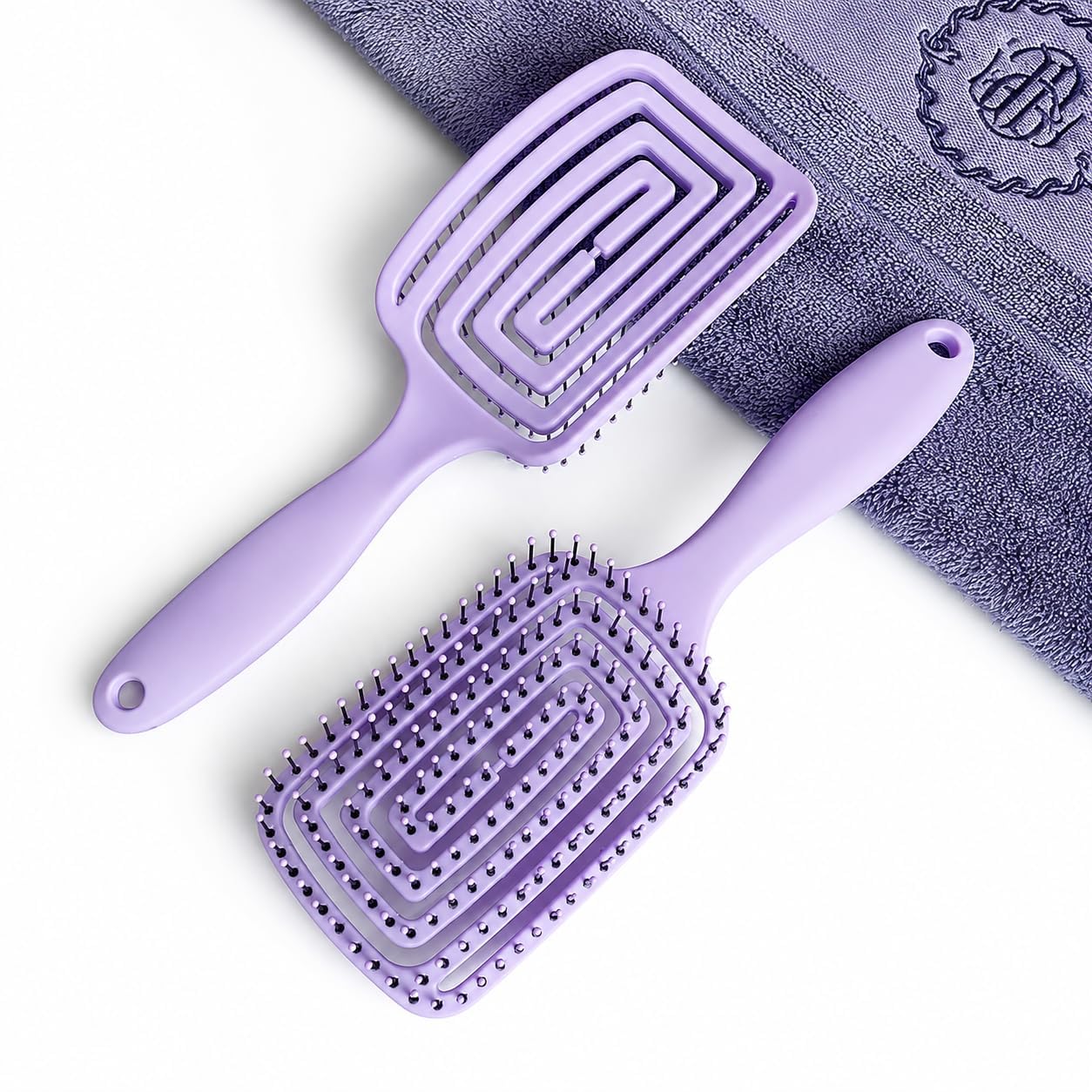 Povato Detangling Hair Brush For Women & Men Anti Hair Fall Comb For Curly, Wavy & Straight Hair | Wet & Dry Styling Brush | Sc