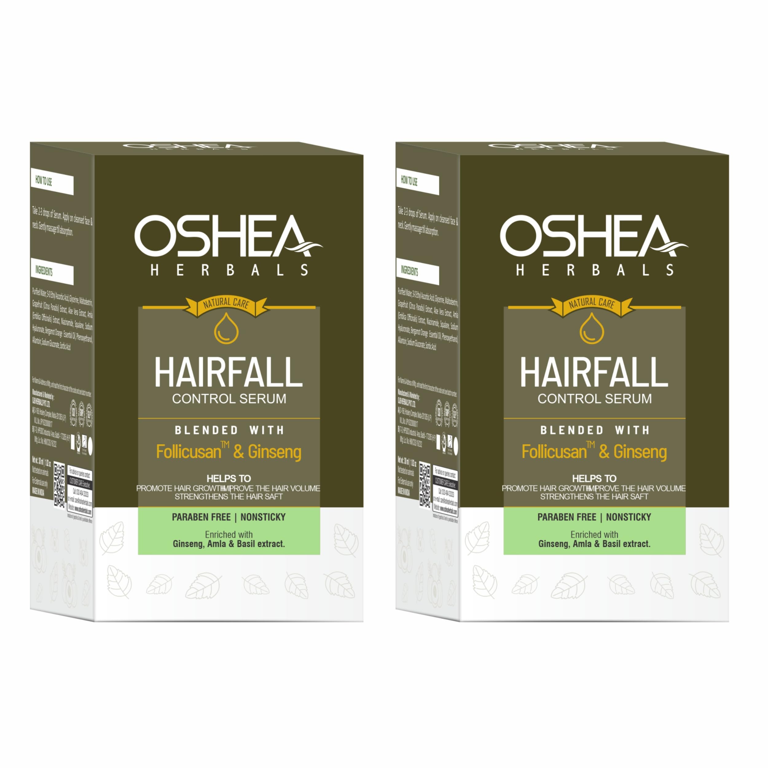 Oshea Herbals Phytogain Hairfall Control Serum I Promote Hair Growth I Improve The Hair Volume I Serum For Repairing Damaged Hai