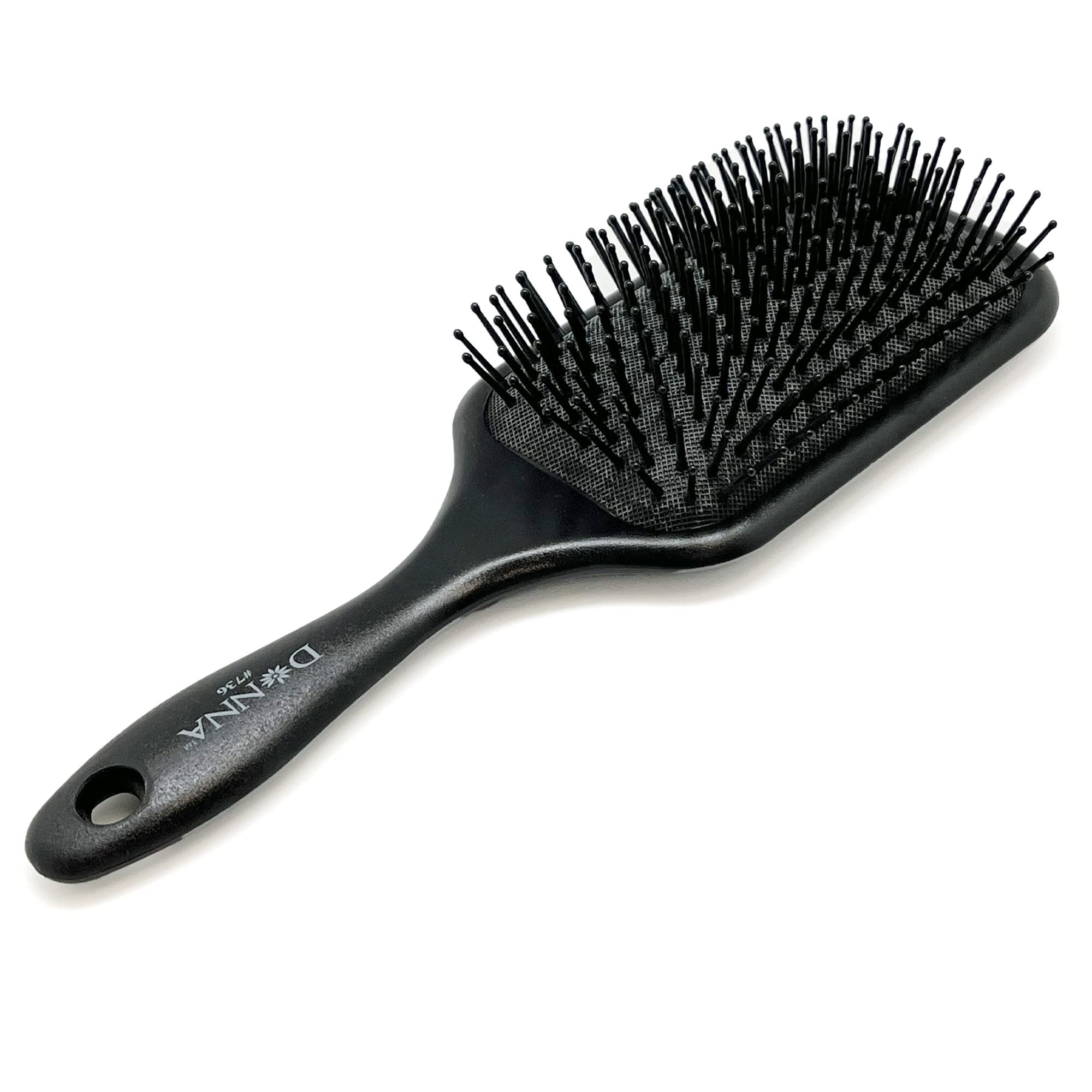 Donna Paddle Brush Large 1pc Black Brush for Medium to Long Hair, for Curly Hair, Straight Hair Brush, Hair Comb