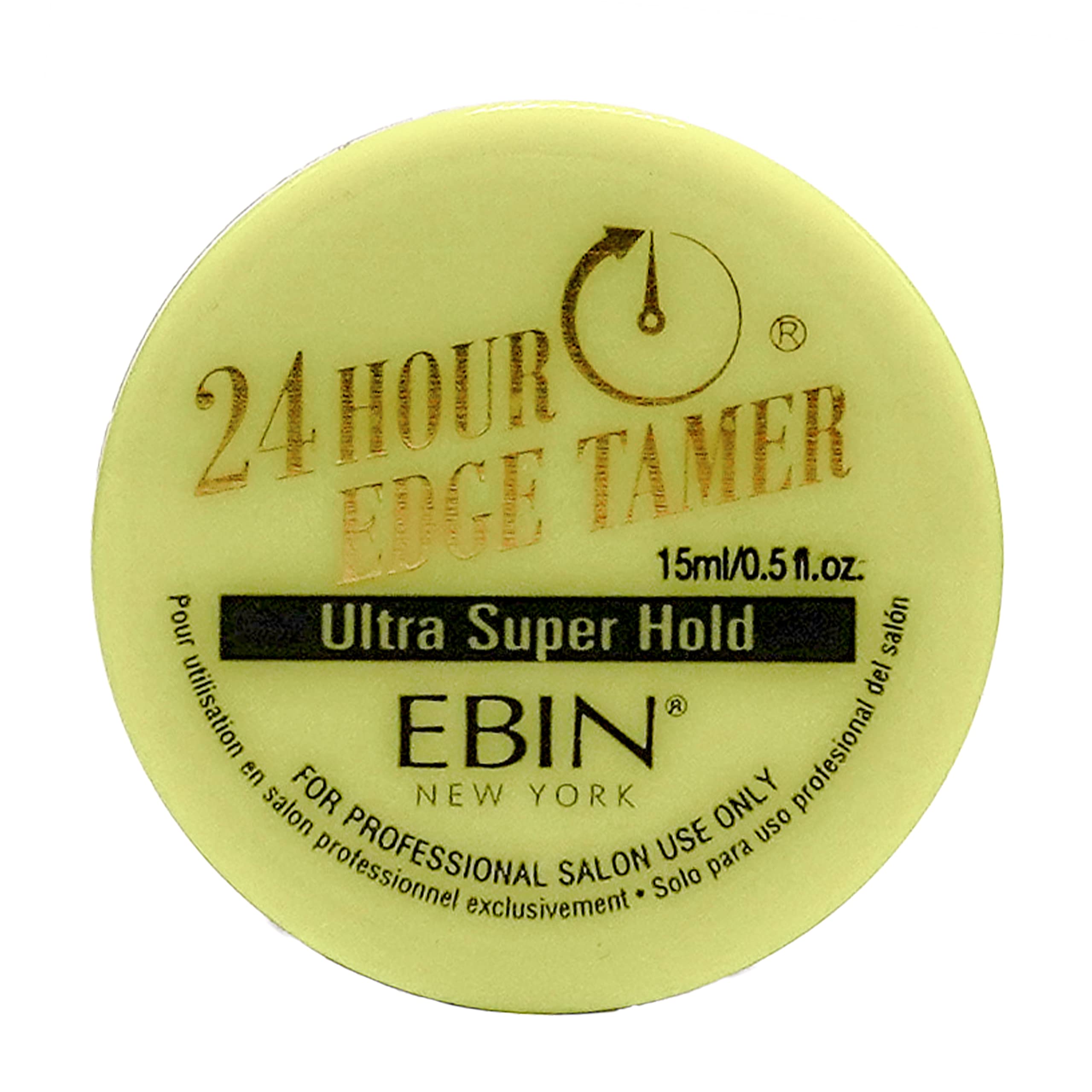 24 Hour Edge Tamer, Ultra Super Hold, 0.5Oz  No Flaking, White ResidueFree, Shine & Smooth Texture, Enriched with Argan Oil & 