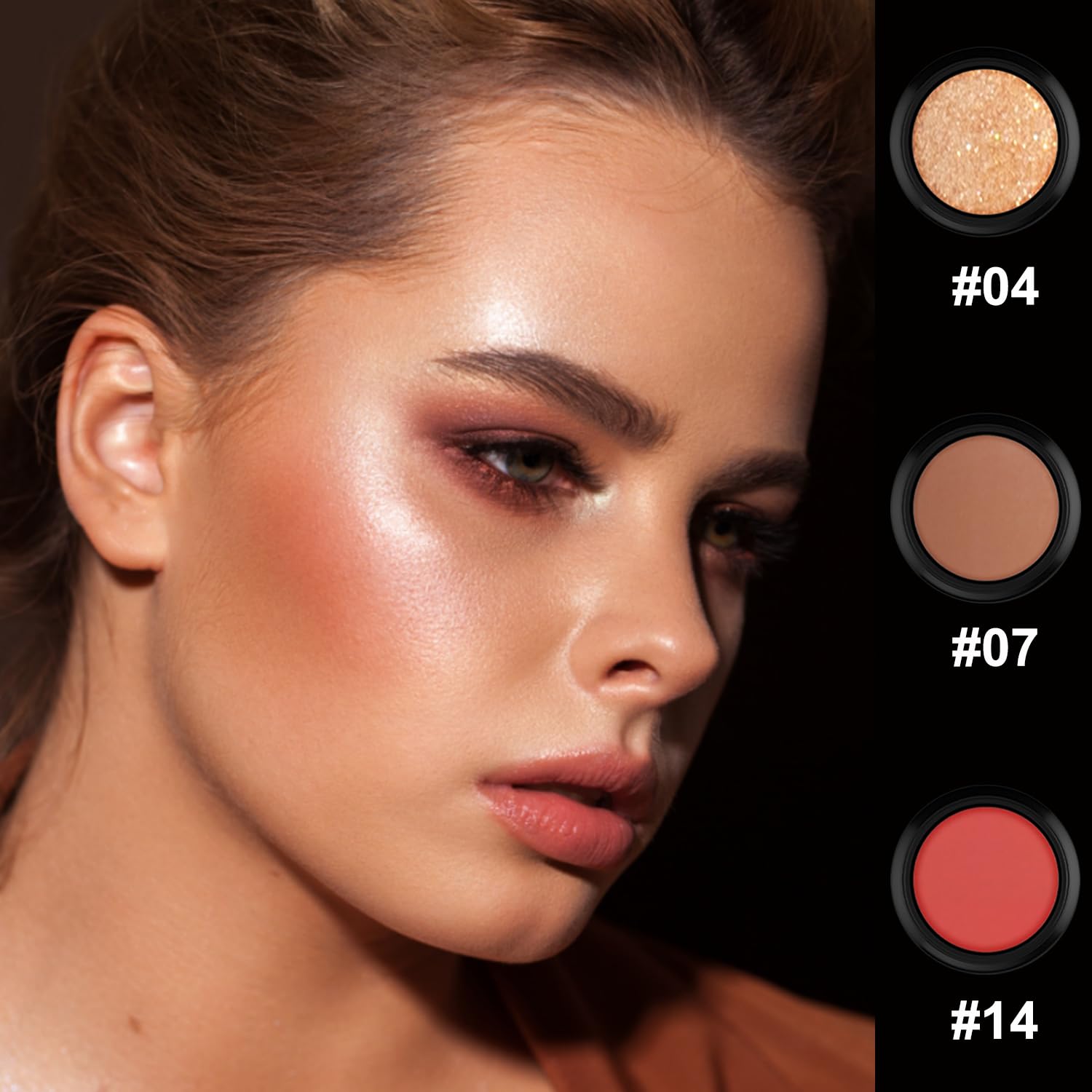 Phoera Foundation,3 Pcs Contour Stick Makeup Kit,Shades With Highlighter Stick,Blush Stick And Bronzer Contour,Phoera Makeup Mat
