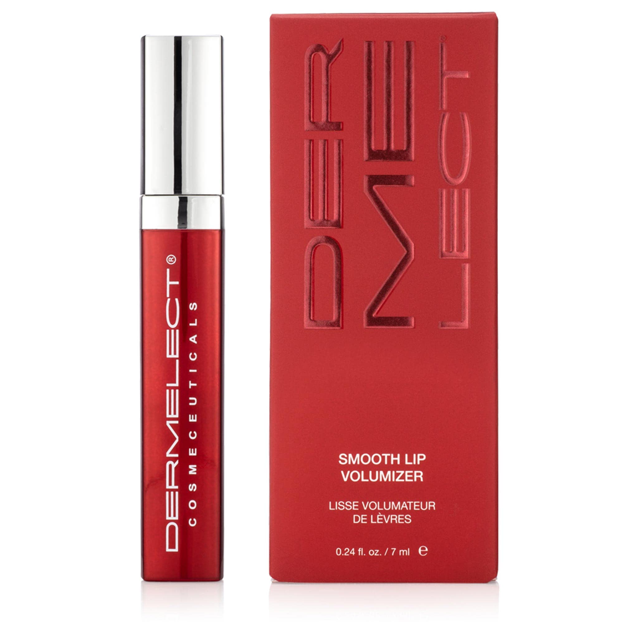 Dermelect Smooth Lip Volumizer for Lips - Anti Aging Plumper with Argan Oil, Shea Butter, Coconut Oil, Hyaluronic Acid Vitamin C