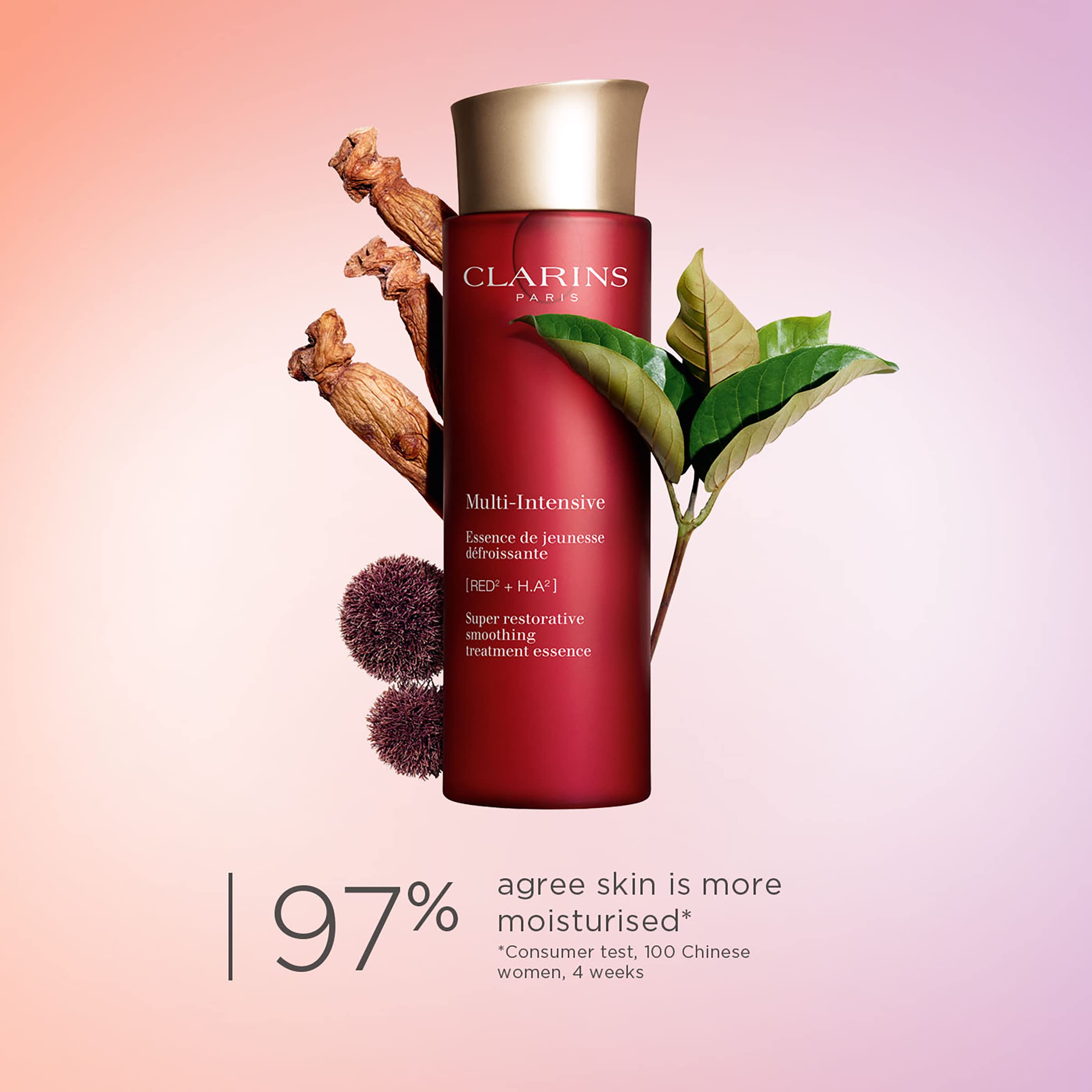 Clarins Super Restorative Treatment Essence  Anti-Aging Face Lotion For Mature Skin Weakened By Hormonal Changes  Visibly Smooth