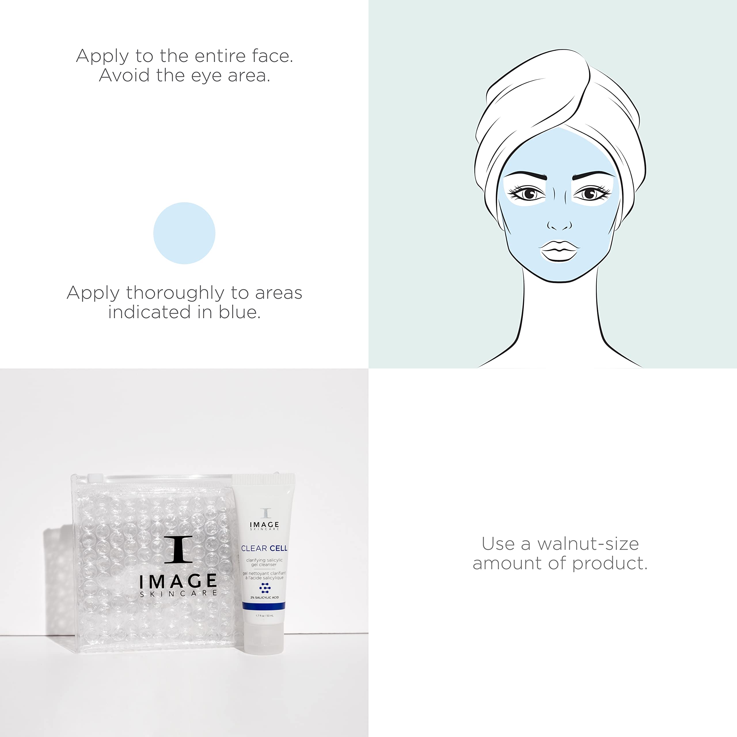 Image Skincare Discovery Clear Cell Clarifying Salicylic Gel Cleanser 50 ml / 1.7 Oz