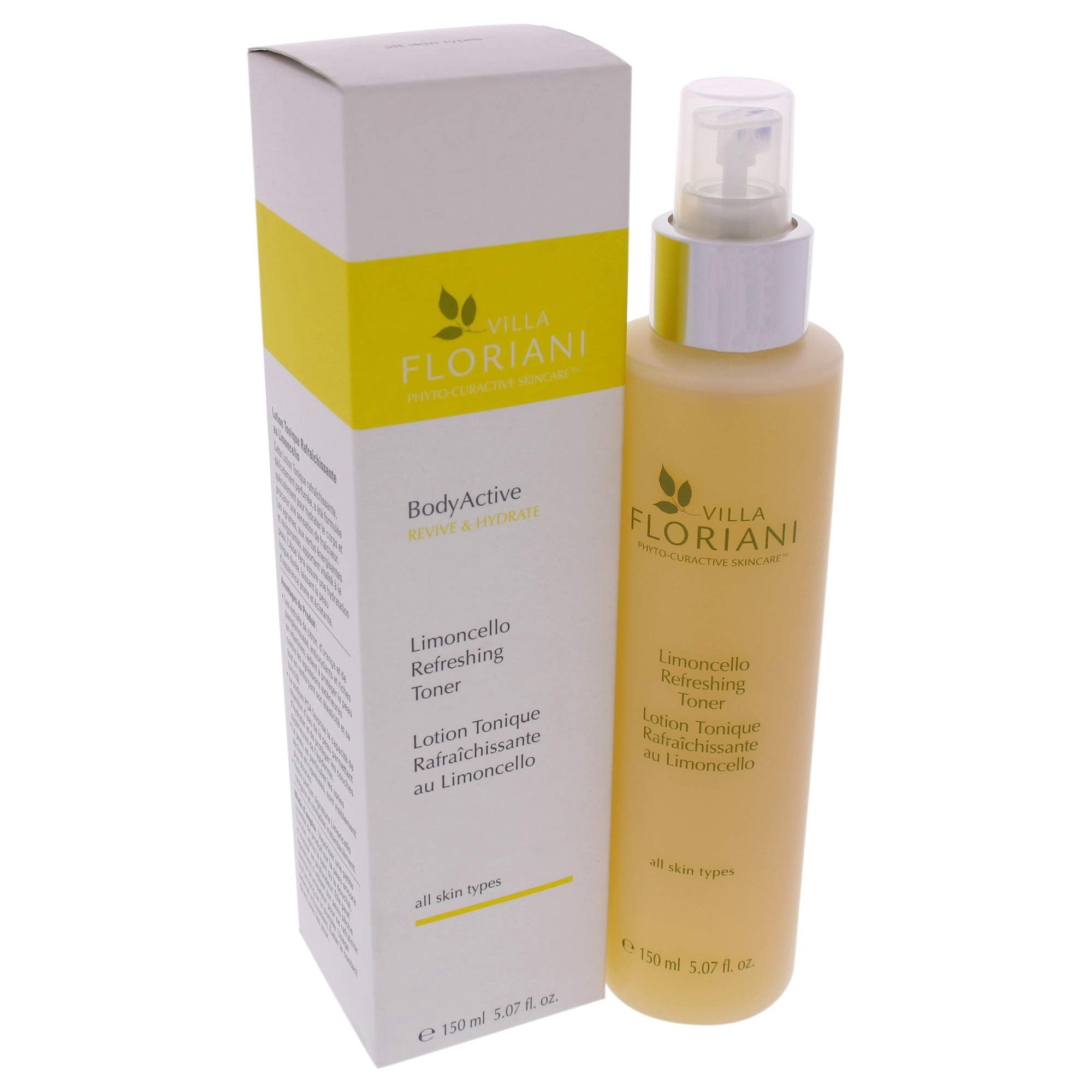 Villa Floriani Refreshing Toner - Limoncello Women Toner 5.07 Oz
