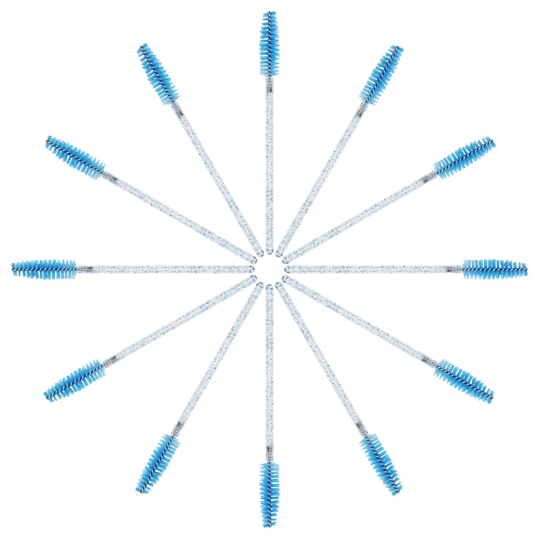 Tifanso 200Pcs Eyelash Brush Disposable Mascara Brush Wand For Lashes Spoolie Brushes Eyebrow Spoolie Eyelash Extension Supplies
