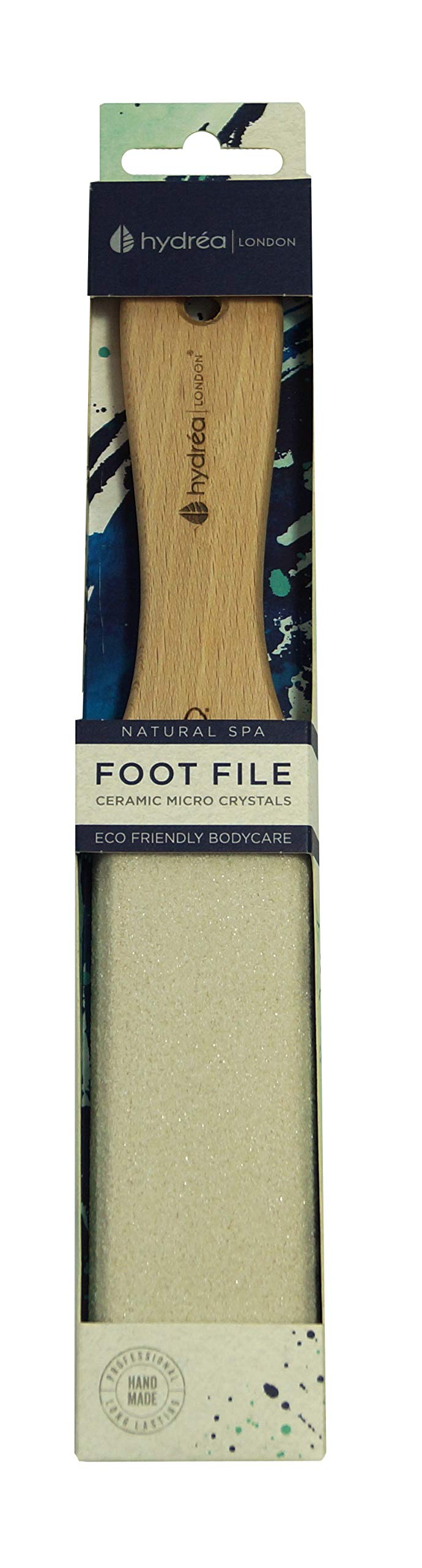 Hydrea London Curved Wooden Foot File with Ceramic Micro Crystals