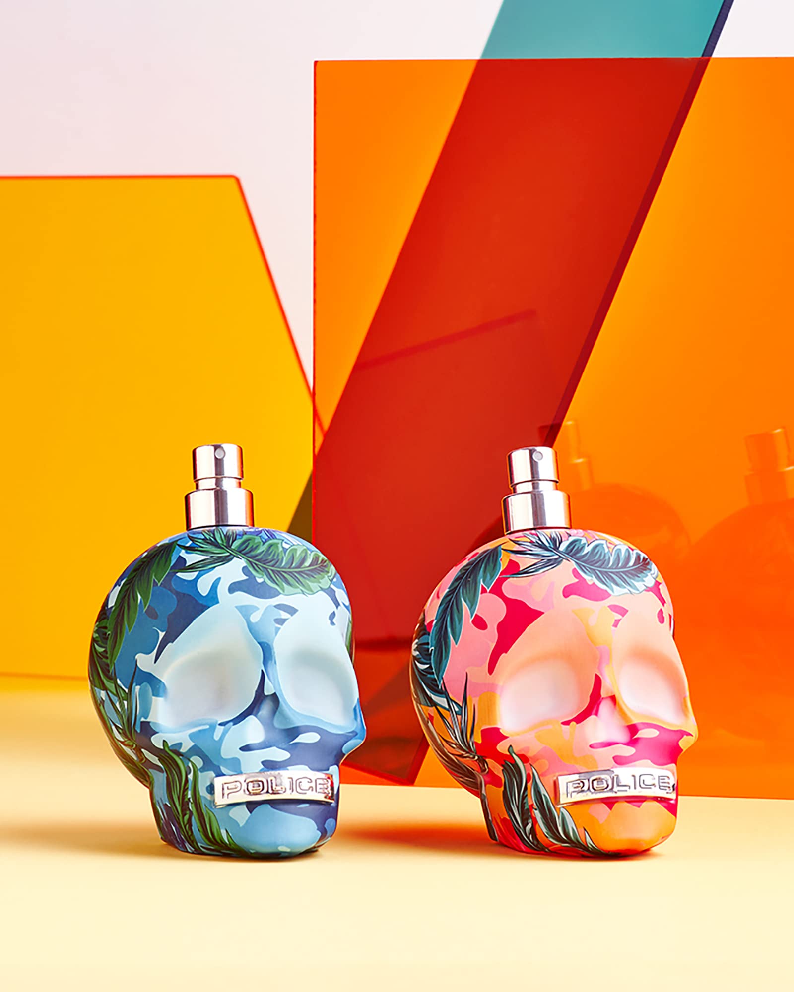 Police To Be Exotic Jungle For Woman - Summery Floral Scent - Housed In A Botanical Decorated Bottle - Tart-Sweet Fruits And Flo