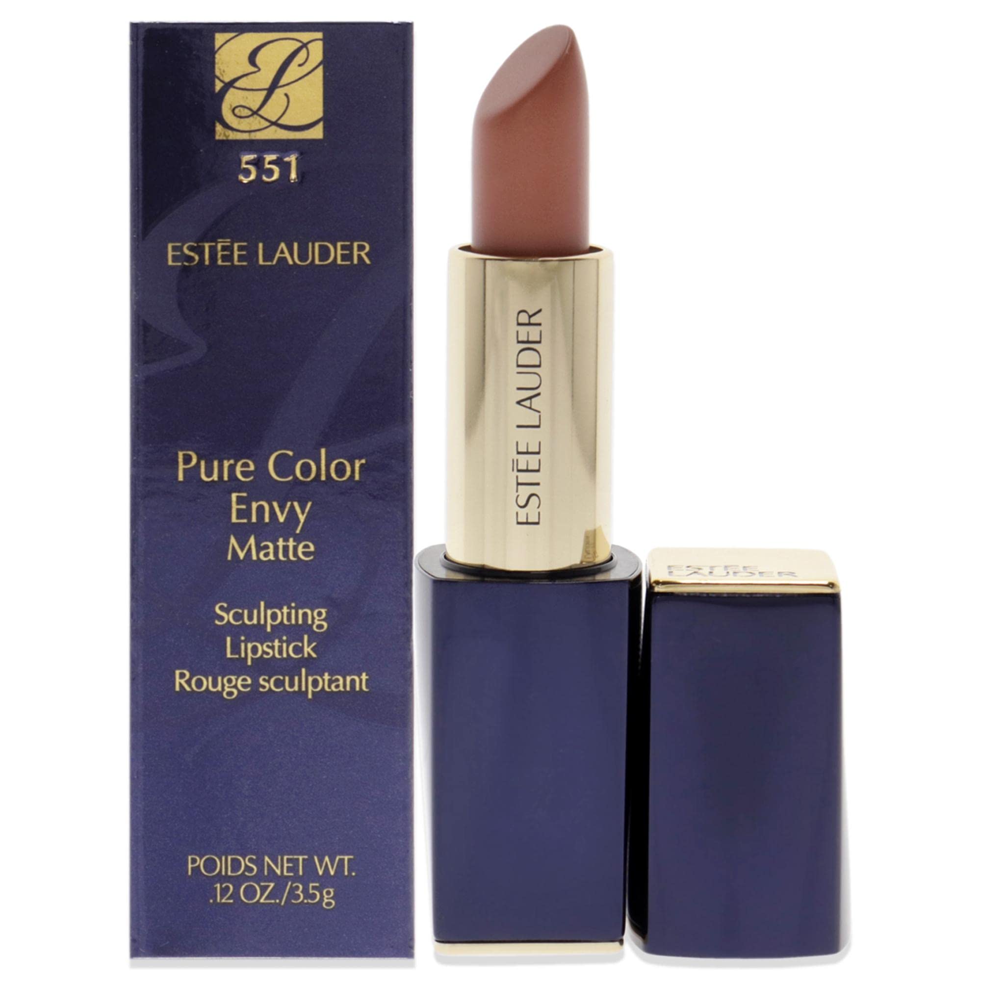 Estee Lauder Pure Color Envy Matte Sculpting Lipstick - 551 Impressionable for Women - 0.12 oz Lipstick