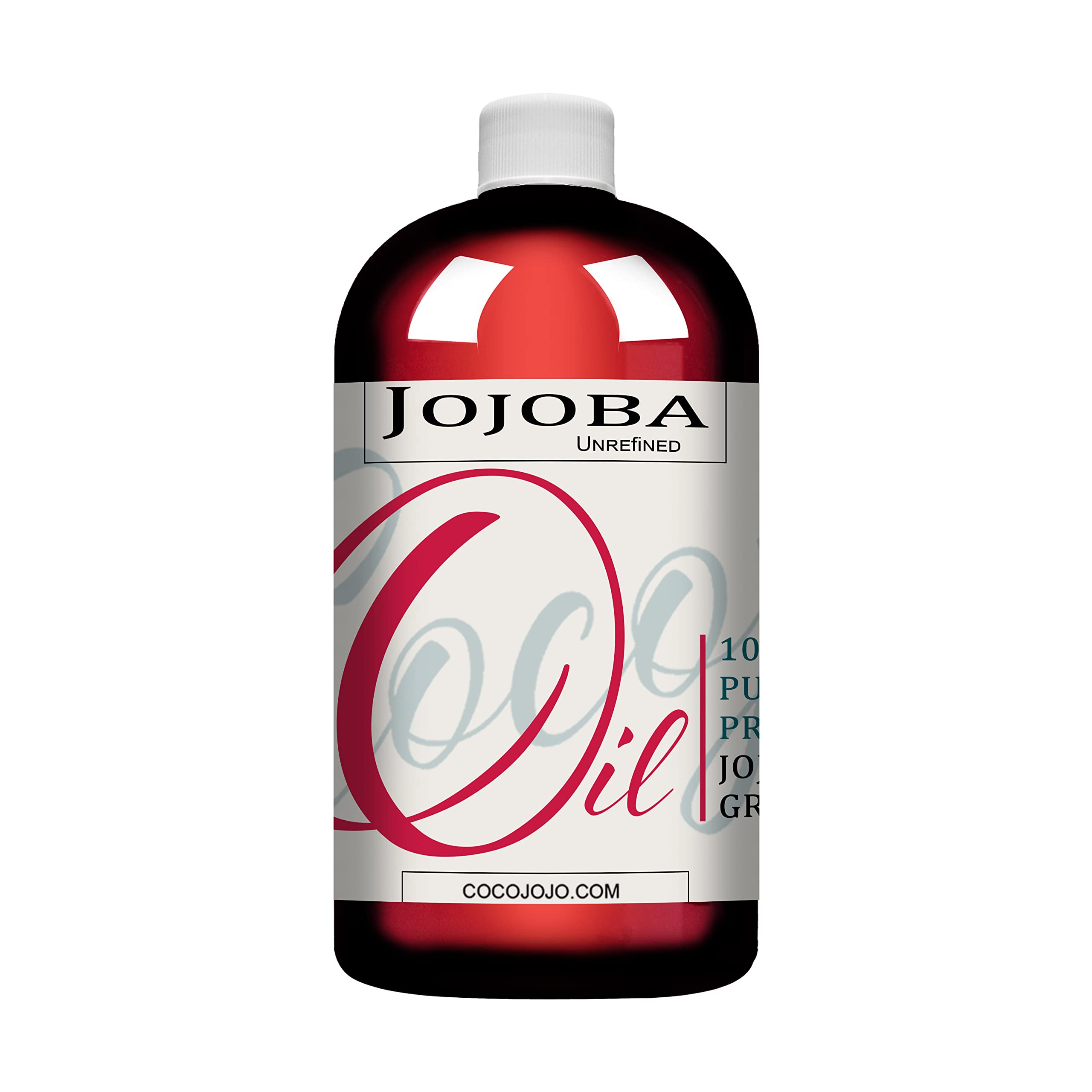 Jojoba Oil 16 Oz Cold Pressed Unrefined 100% Pure Natural Hohoba Carrier Oil For Essential Oil Cleansing Moisturizer For Face Ha