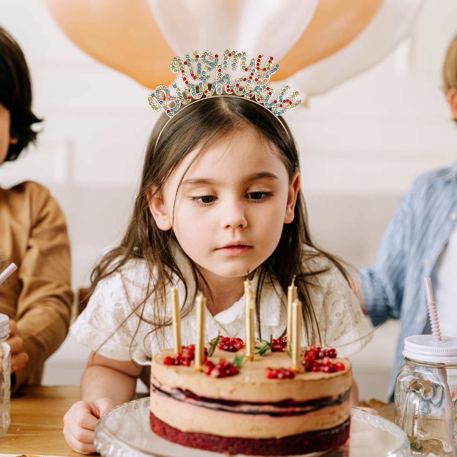 Chanaco Birthday Crowns For Women, Birthday Sash & Birthday Headband Set, Birthday Girl Sash, Happy Birthday, Birthday Decoratio