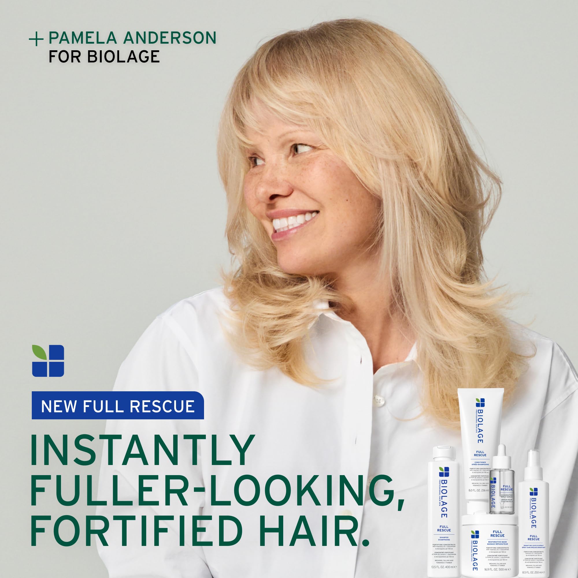 Biolage Full Rescue Restorative Hair Mask - Conditions & Creates Denser Appearance, Softens & Strengthens Thin Hair, Rosemary Oi