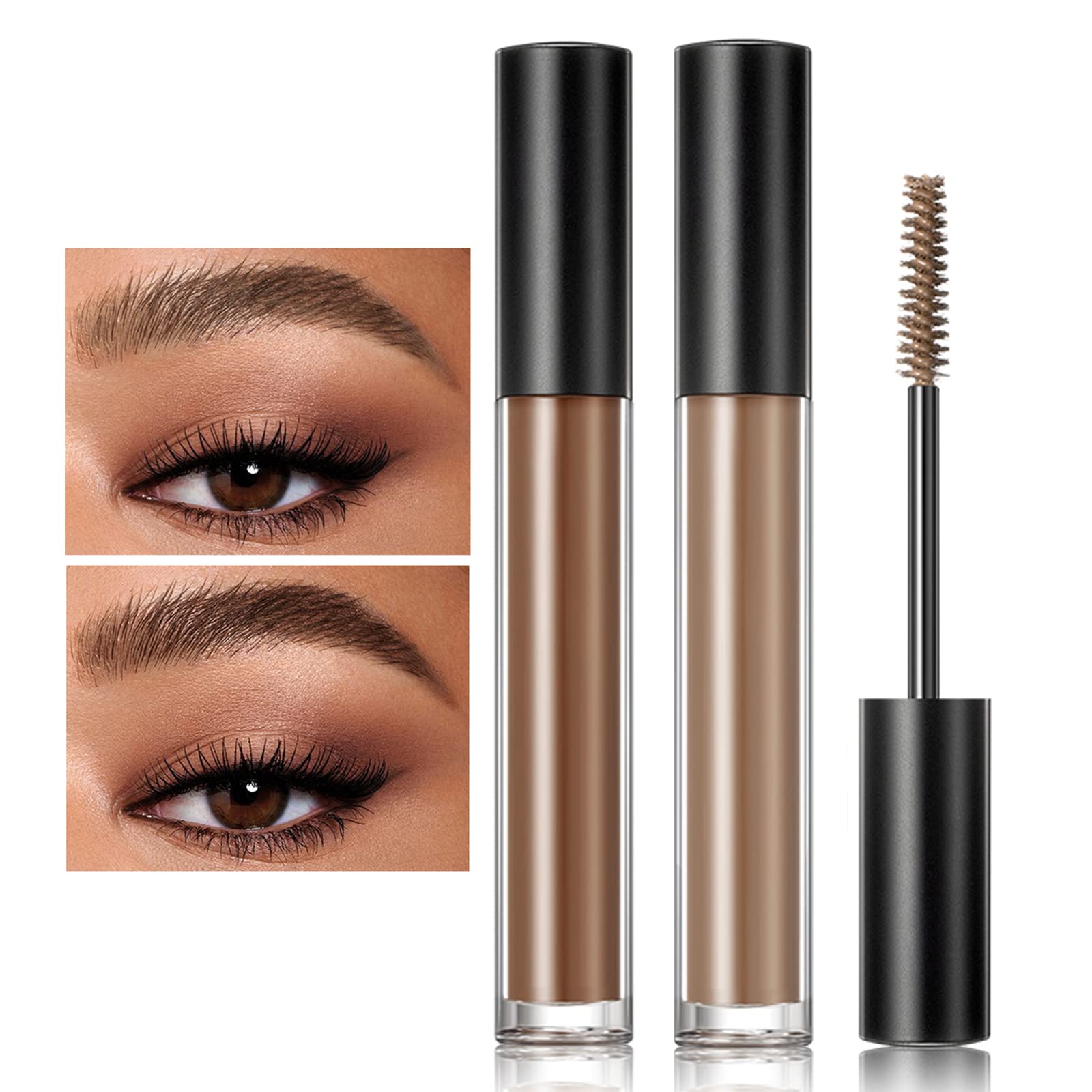 Dageda 2Pcs Eyebrow Setting Gel, Eyebrow Brow Fix Gel, Waterproof And Sweat-Proof, Eyebrow Repair Liquid Brows Styling Beauty Sa