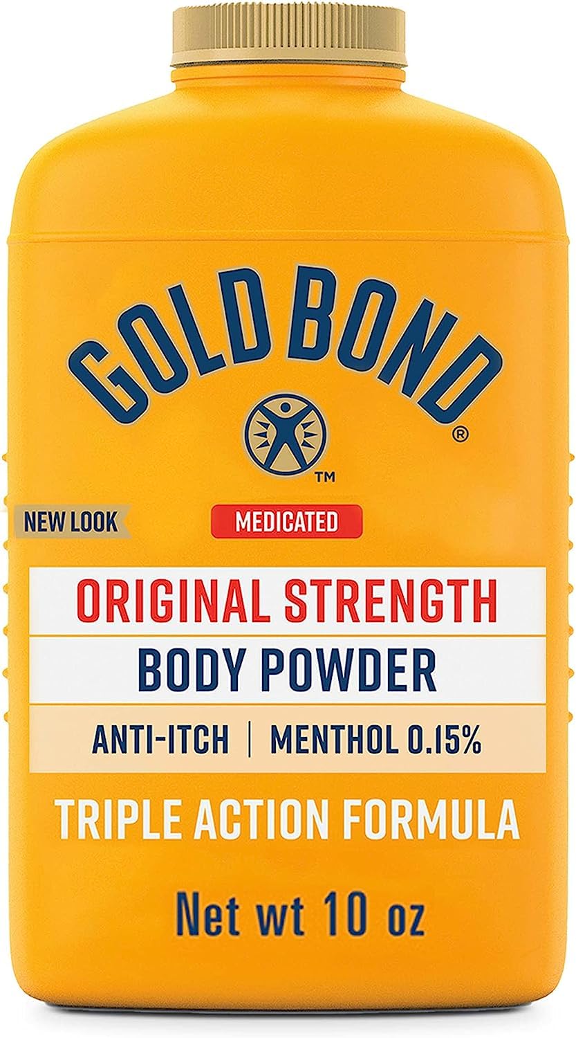 Gold Bond Medicated Powder Triple Action Relief 10 Ounce (Talc-Free) (Pack Of 4)