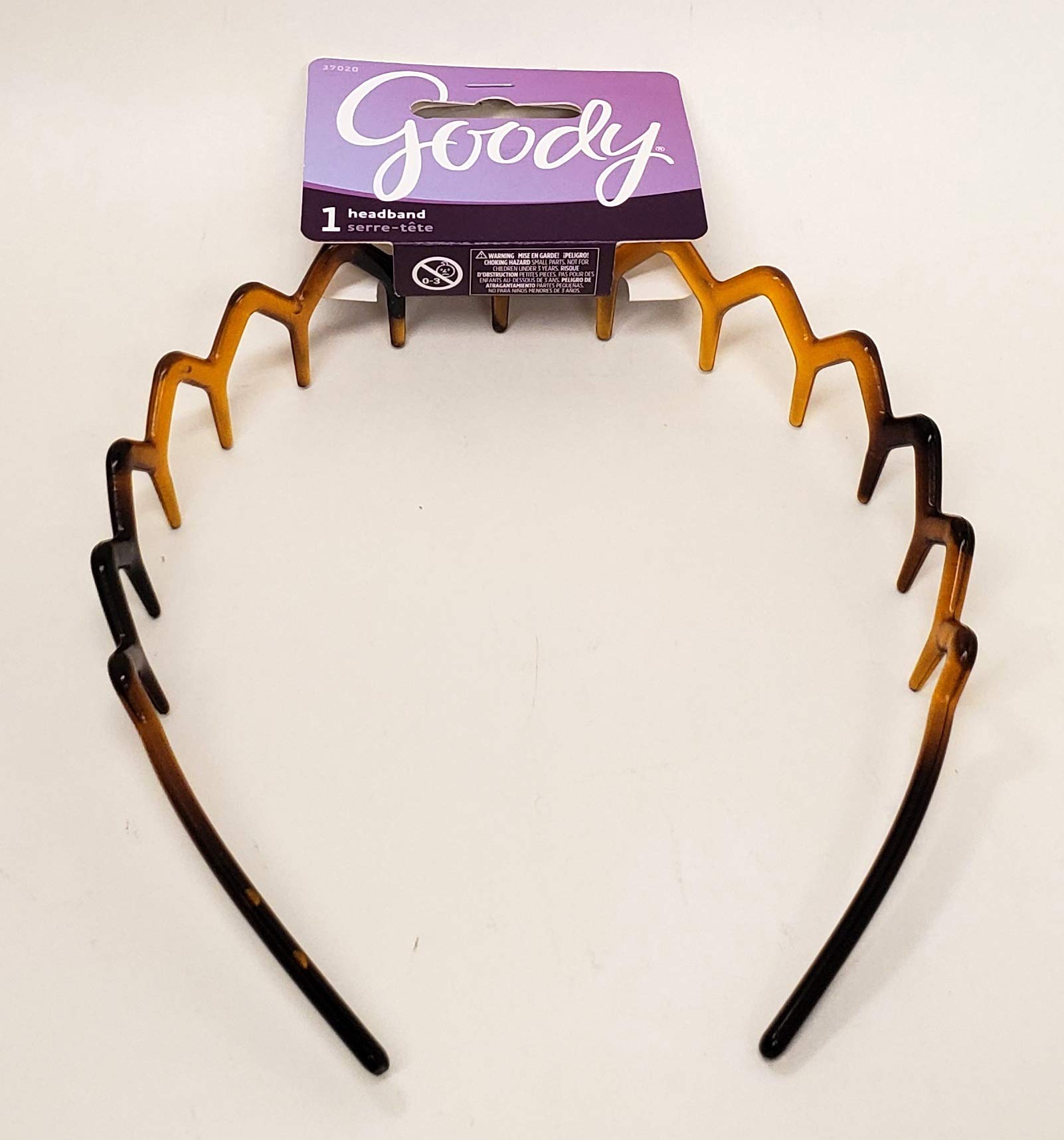 Goody Headband, Zigzag Tooth, 1 Count ( Color May Vary )