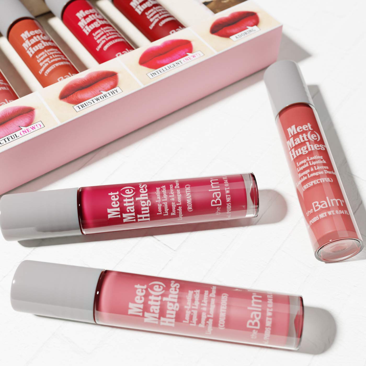 Thebalm. Meet Matt(E) Hughes Vol 12 Mini Long-Lasting Liquid Lipsticks, 6 Count