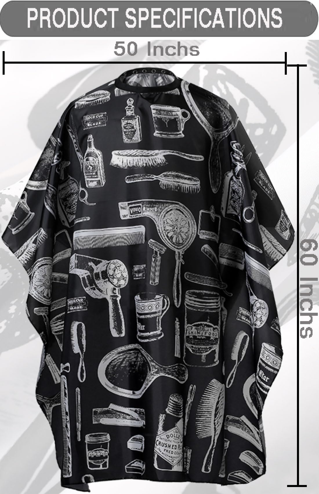 Borogo Hair Styling Cape - 50 '' x 60 ''
