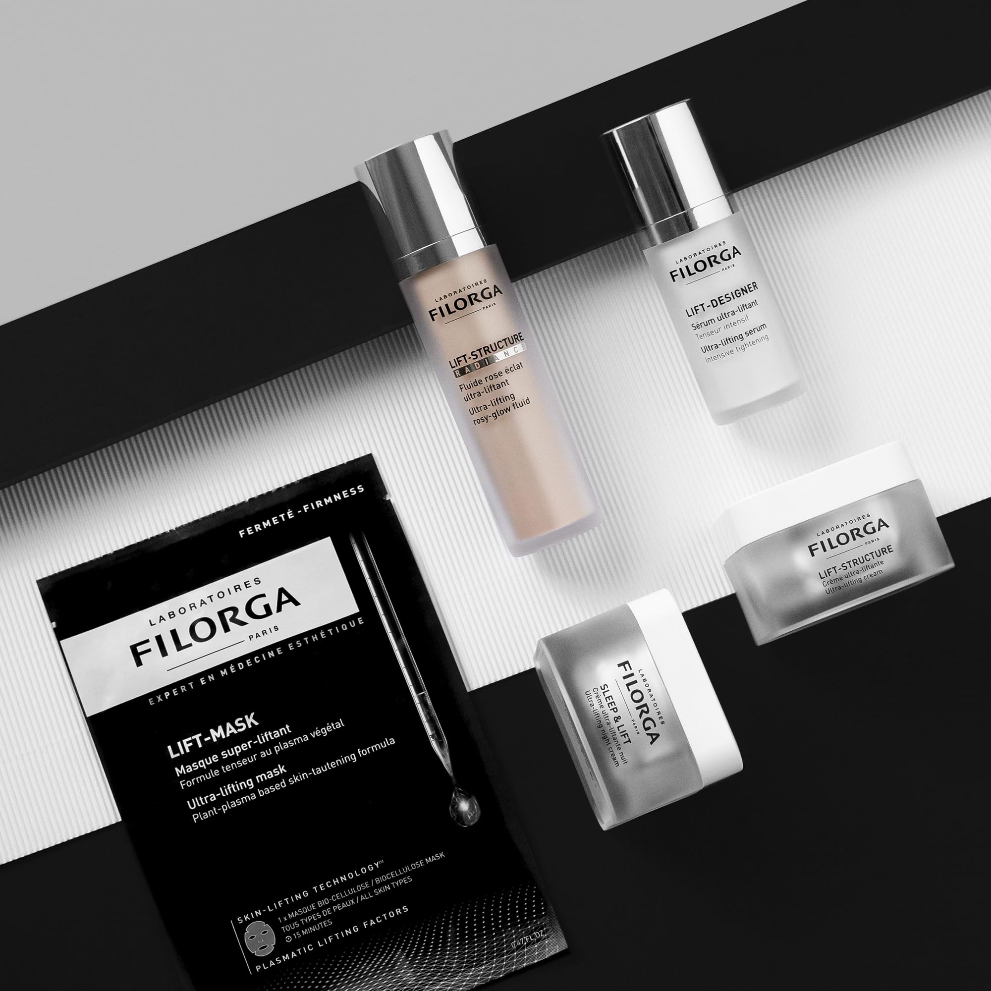 Filorga Lift-Mask, Anti-Aging Sheet Mask with Hyaluronic Acid, Collagen, & Antioxidant Polyphenols for Lifted & Plumped Skin, 0.
