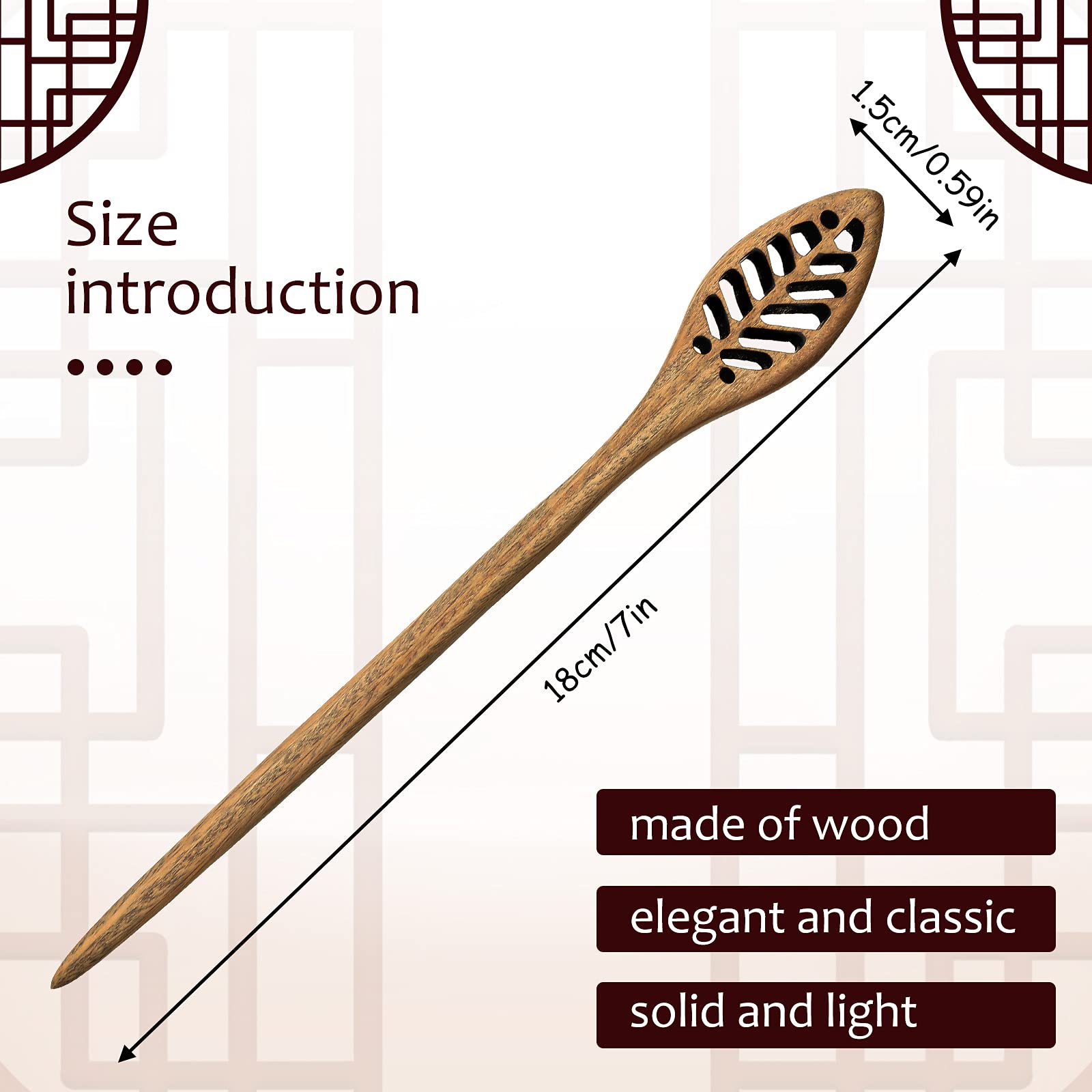 8 Pieces Wooden Hair Sticks Japanese Hair Chopstick For Women Bun Maker, Chinese Chopstick Hair Pins For Women Long Hair Handmad