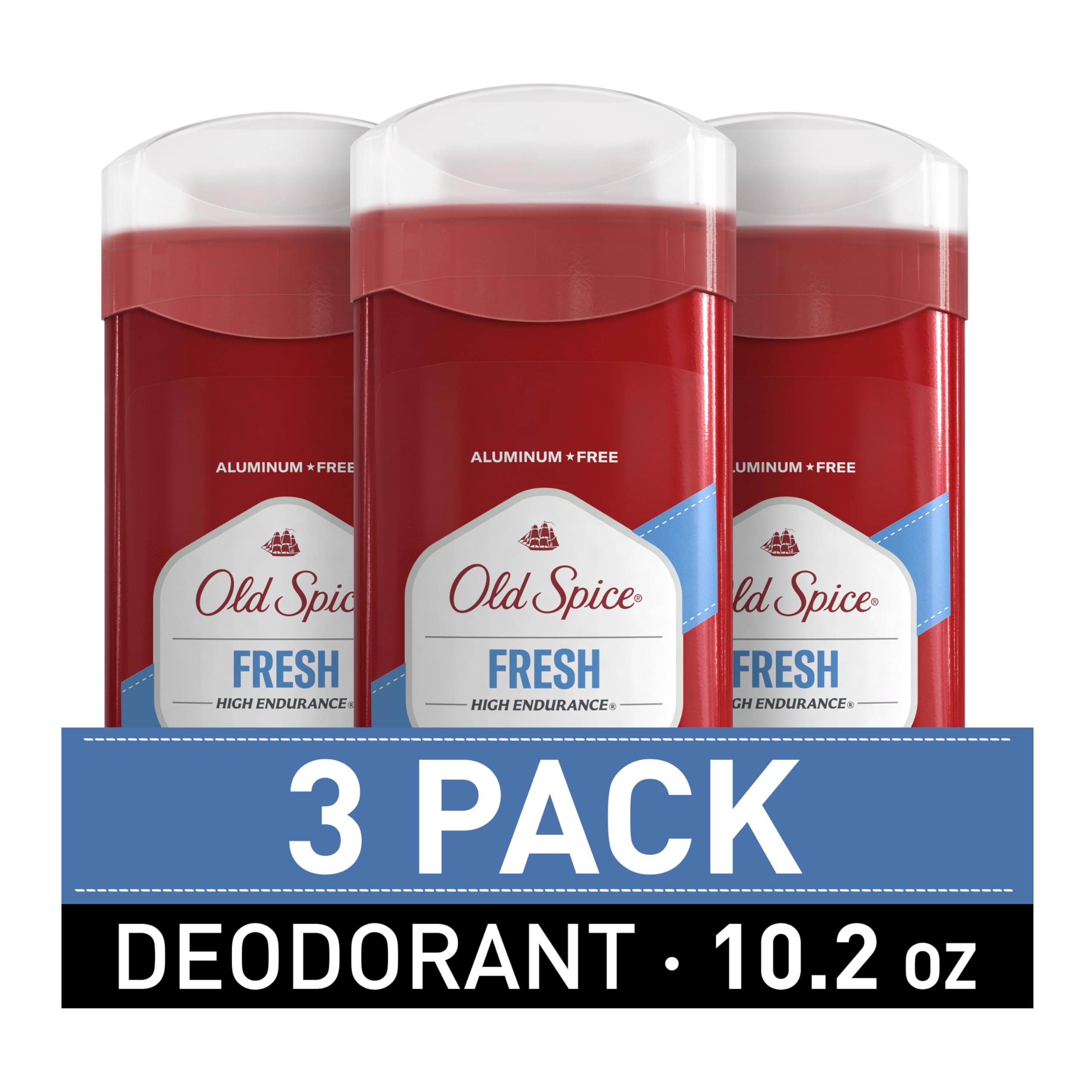 Old Spice Aluminum Free Deodorant For Men, High Endurance, 24/7 Sweat Defense & Odor Protection, 24/7 Freshness & Lasting Scent,