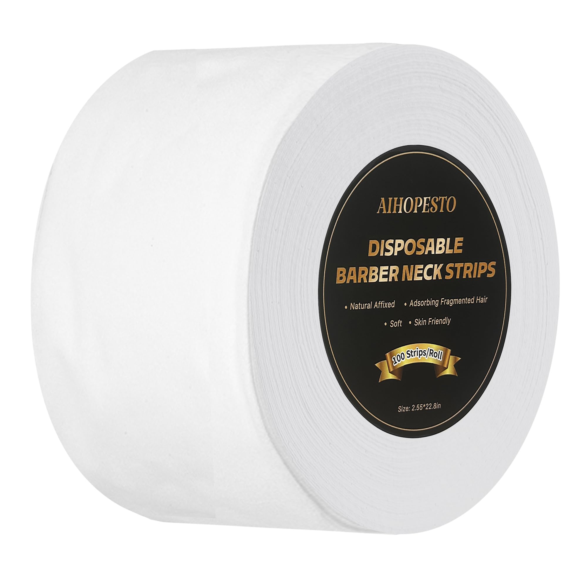 Neck Strips Barber Neck Strips 100 Count Non-Woven Fabric Barber Tape Professional Electrostatic Adsorption Disposable Haircut P