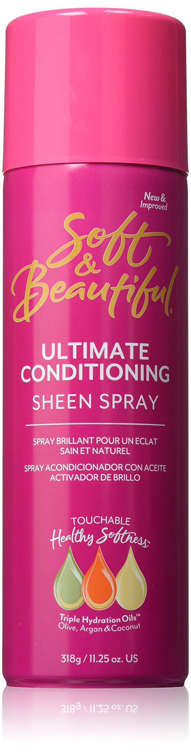 Soft And Beautiful Ultimate Conditioner Sheen Spray, 11 Ounce